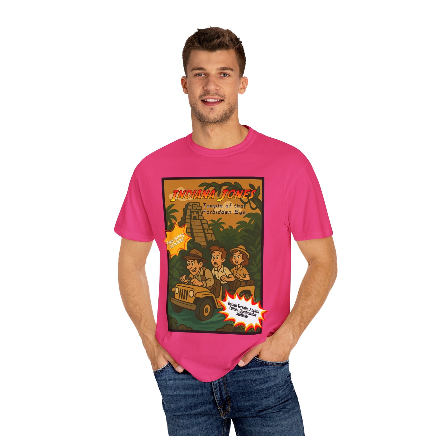 Adventure-Themed Unisex T-Shirt - Indiana Jones Retro Design