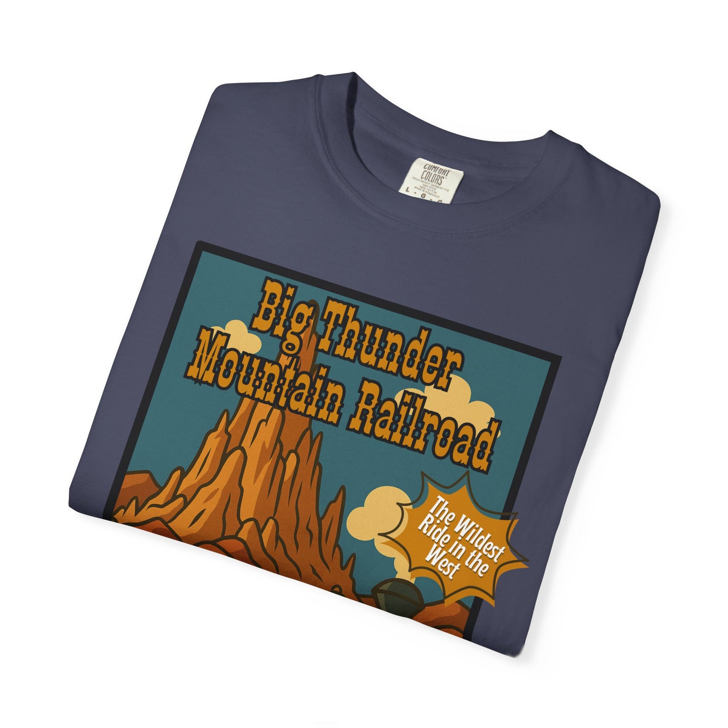 Big Thunder Mountain Railroad Vintage T-Shirt – Adventure Awaits for Railroad Lovers