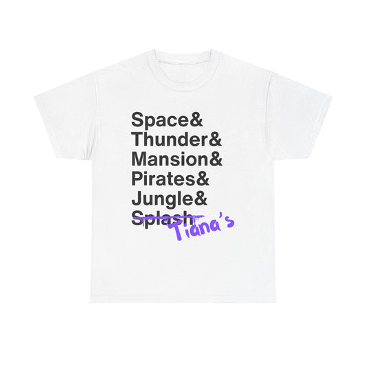 Tiana Too Unisex Cotton Tee - Graphic T-Shirt for Theme Park Lovers