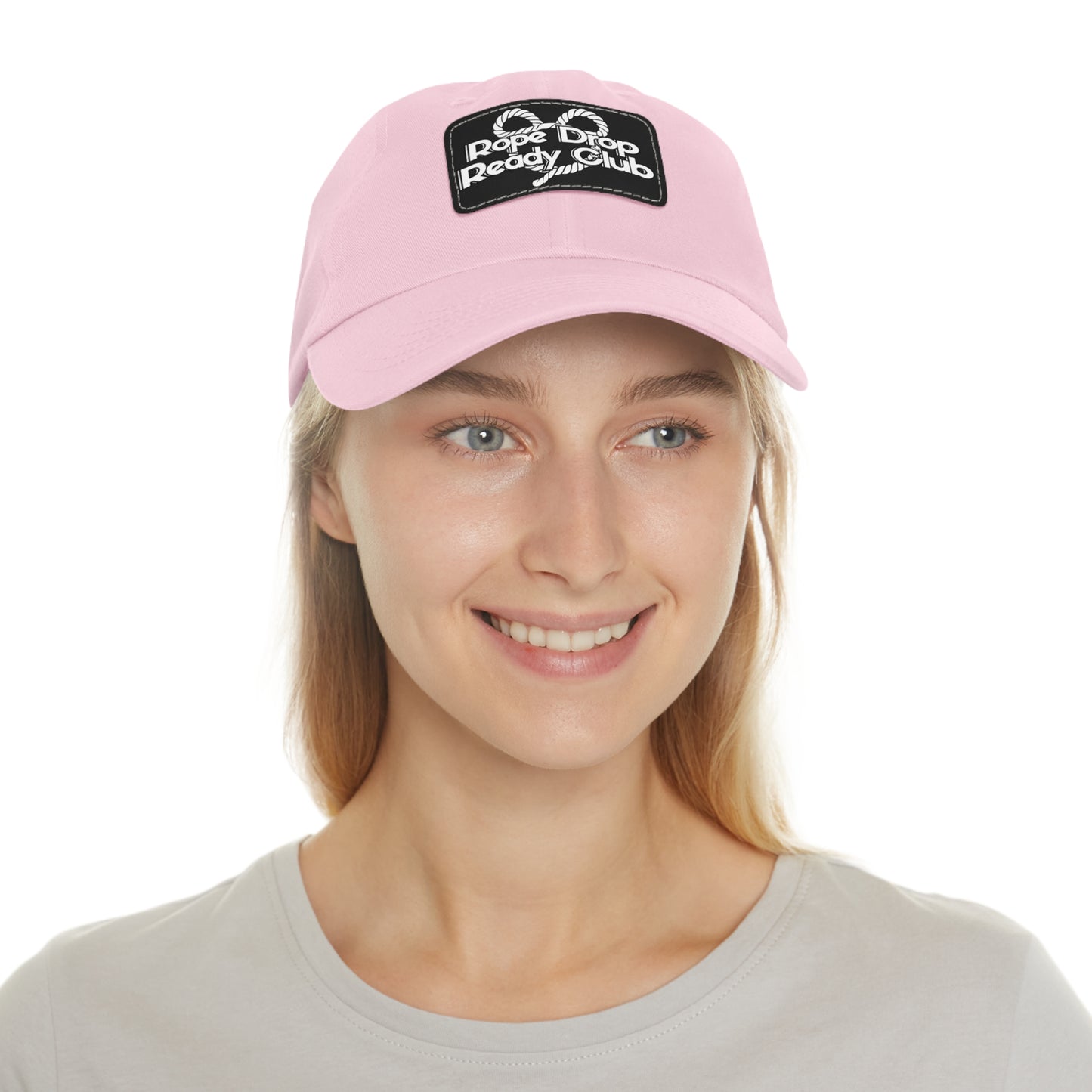 Rope Drop Ready Club Dad Hat with Leather Patch