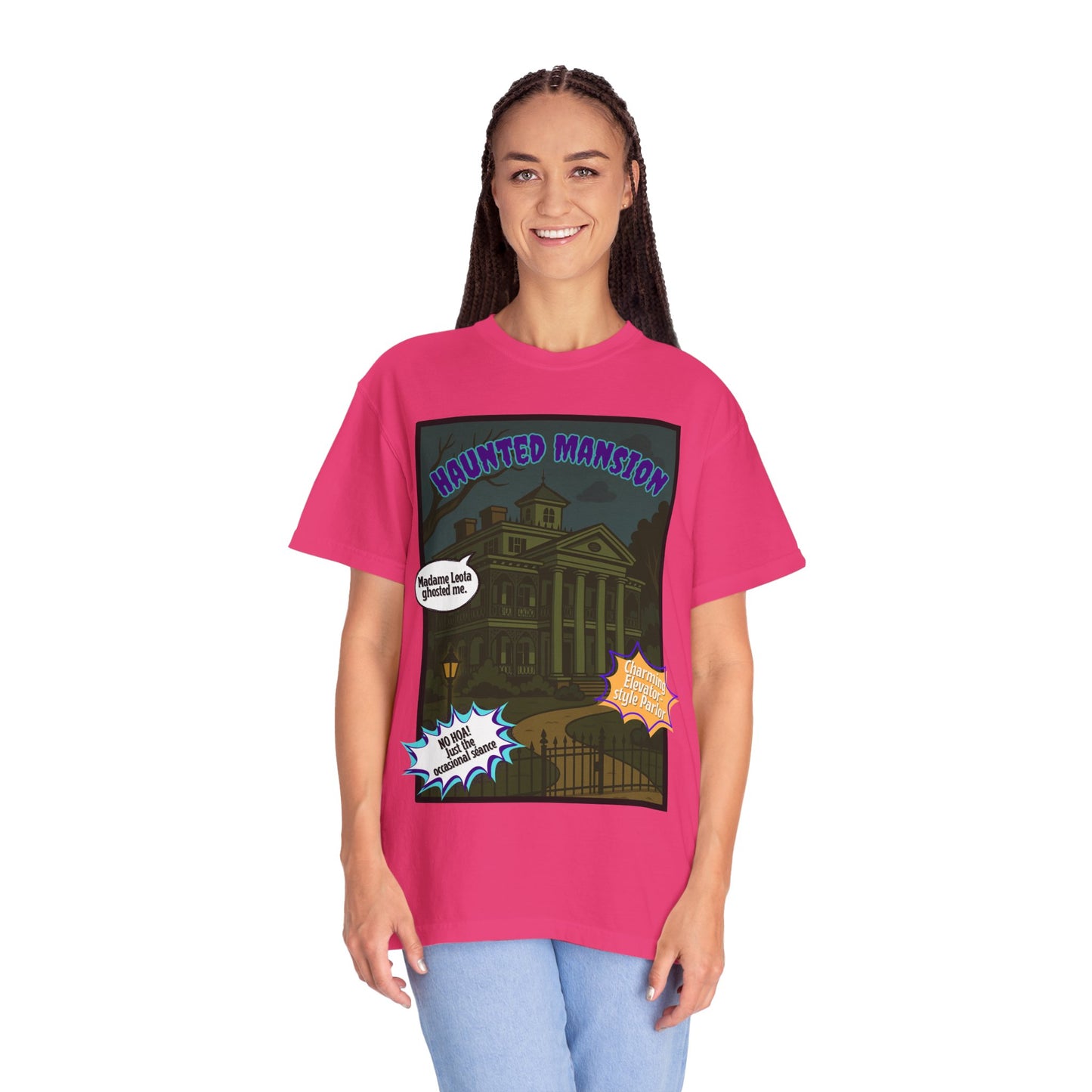 Haunted Mansion Unisex T-shirt - Spooky Graphic Tee for Halloween Lovers
