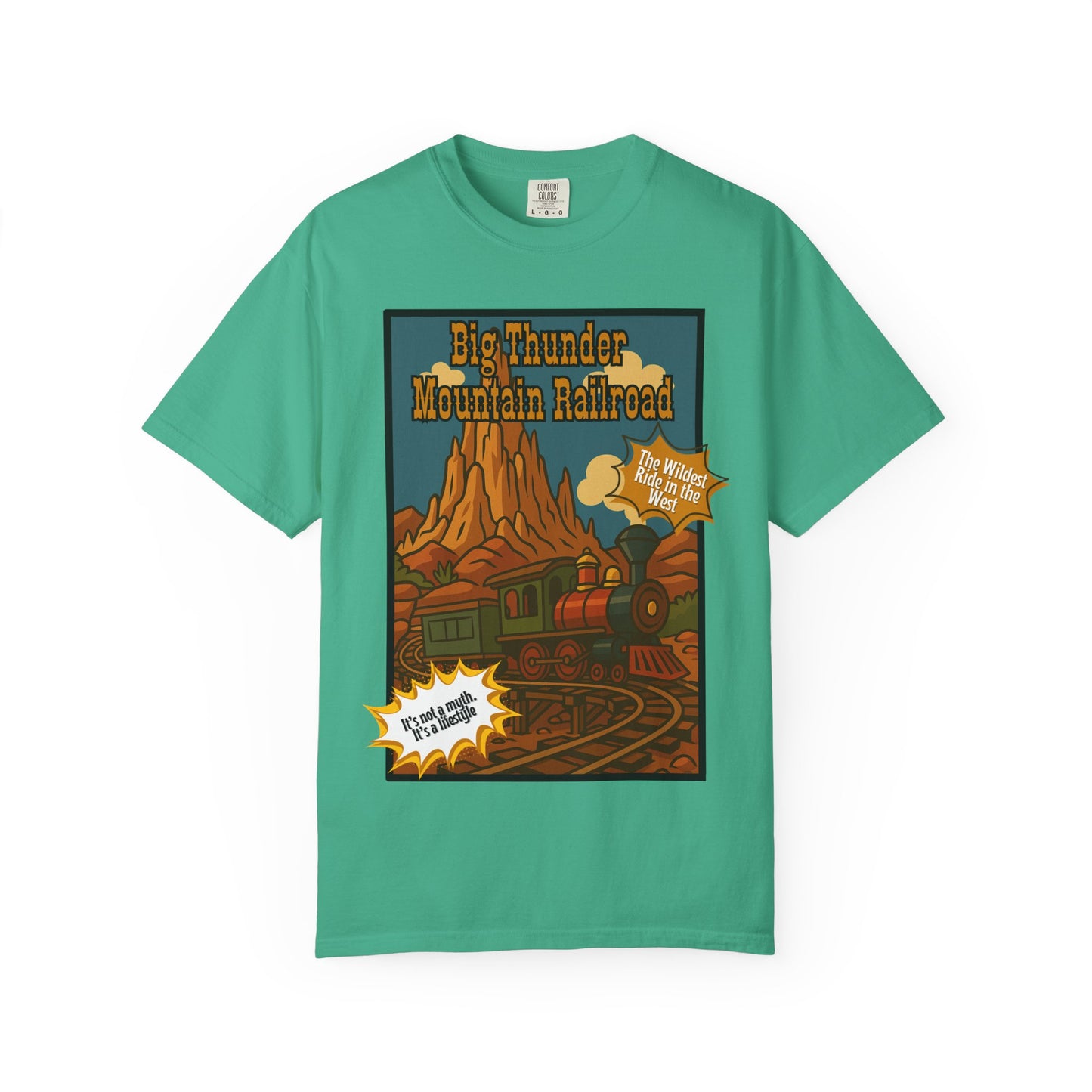 Big Thunder Mountain Railroad Vintage T-Shirt – Adventure Awaits for Railroad Lovers