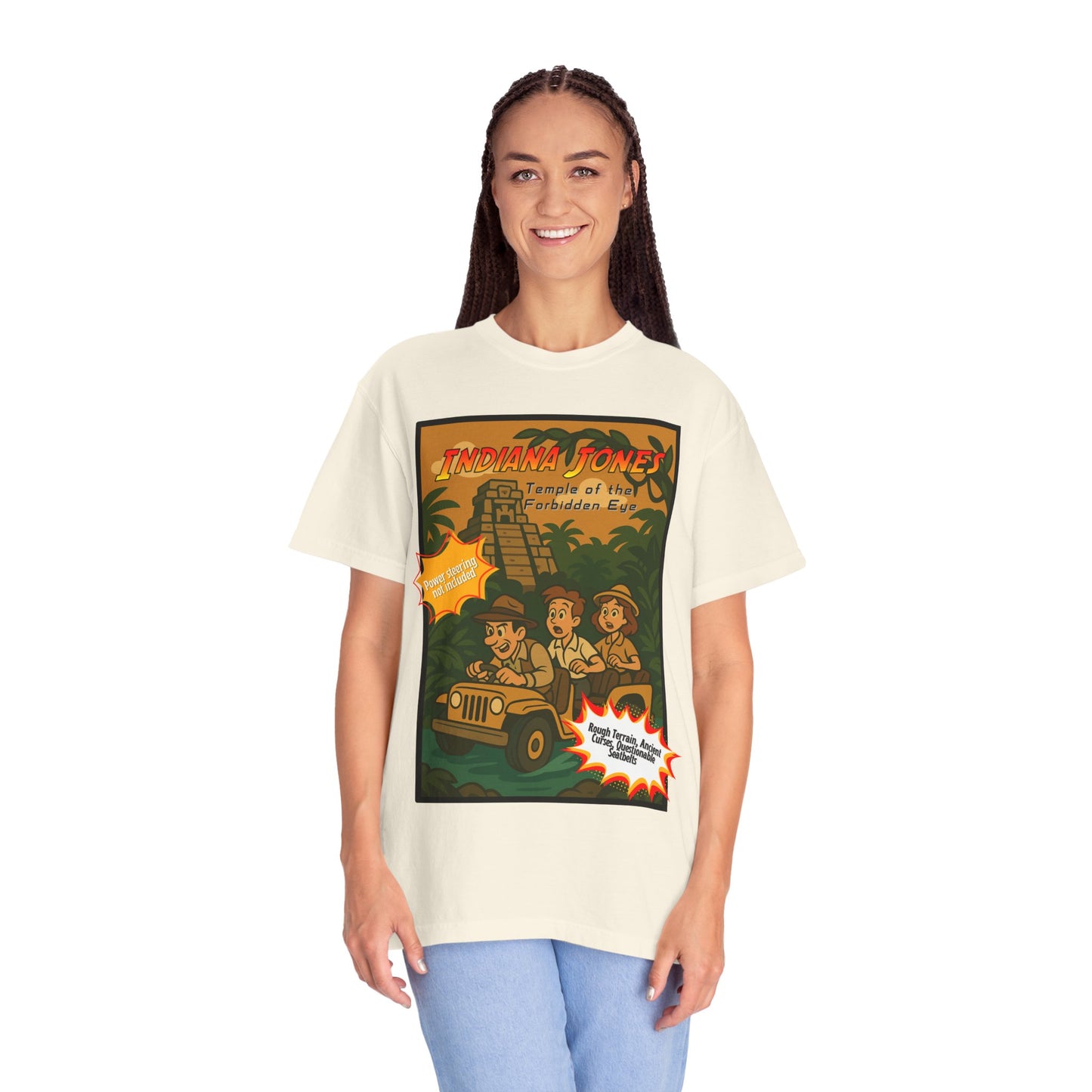 Adventure-Themed Unisex T-Shirt - Indiana Jones Retro Design