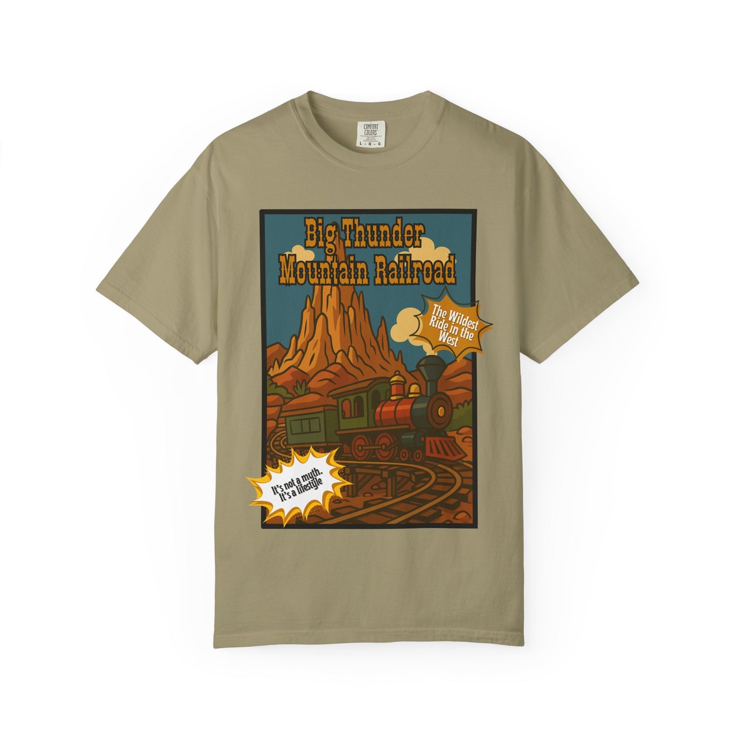 Big Thunder Mountain Railroad Vintage T-Shirt – Adventure Awaits for Railroad Lovers