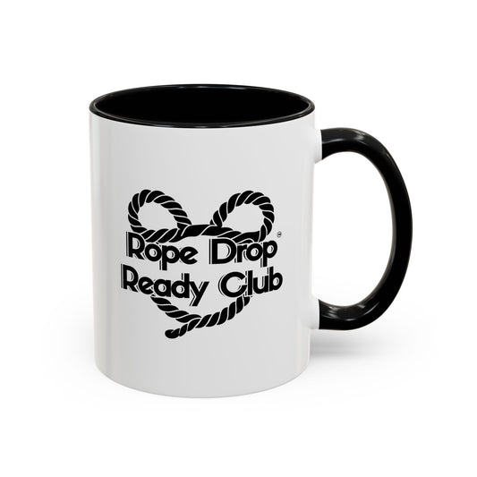 Rope Drop Ready Club Coffee Mug - Black Accent 11oz