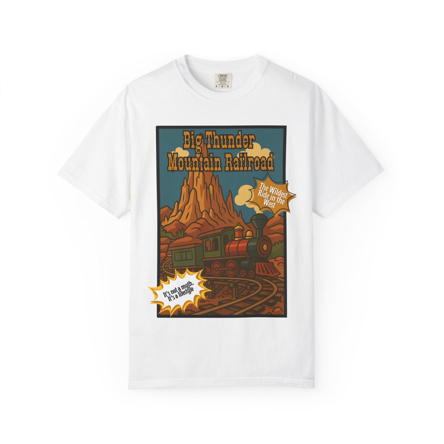 Big Thunder Mountain Railroad Vintage T-Shirt – Adventure Awaits for Railroad Lovers