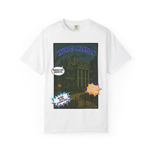Haunted Mansion Unisex T-shirt - Spooky Graphic Tee for Halloween Lovers