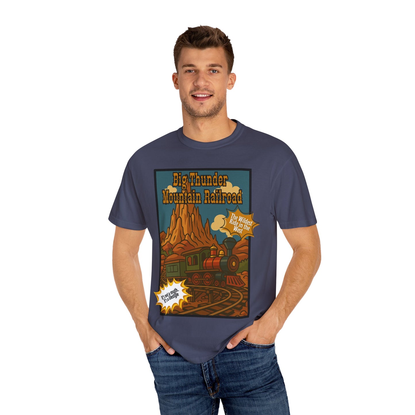 Big Thunder Mountain Railroad Vintage T-Shirt – Adventure Awaits for Railroad Lovers