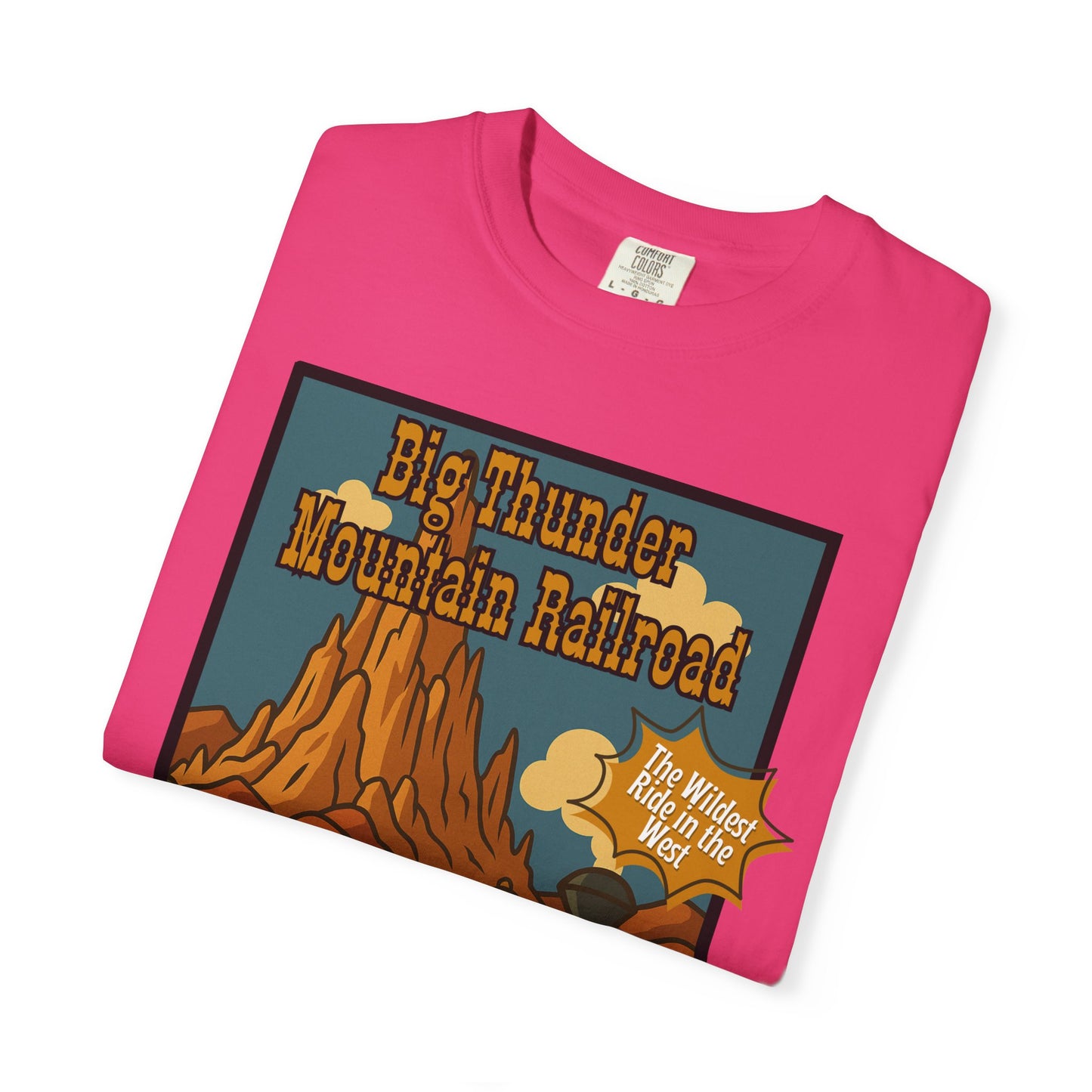 Big Thunder Mountain Railroad Vintage T-Shirt – Adventure Awaits for Railroad Lovers