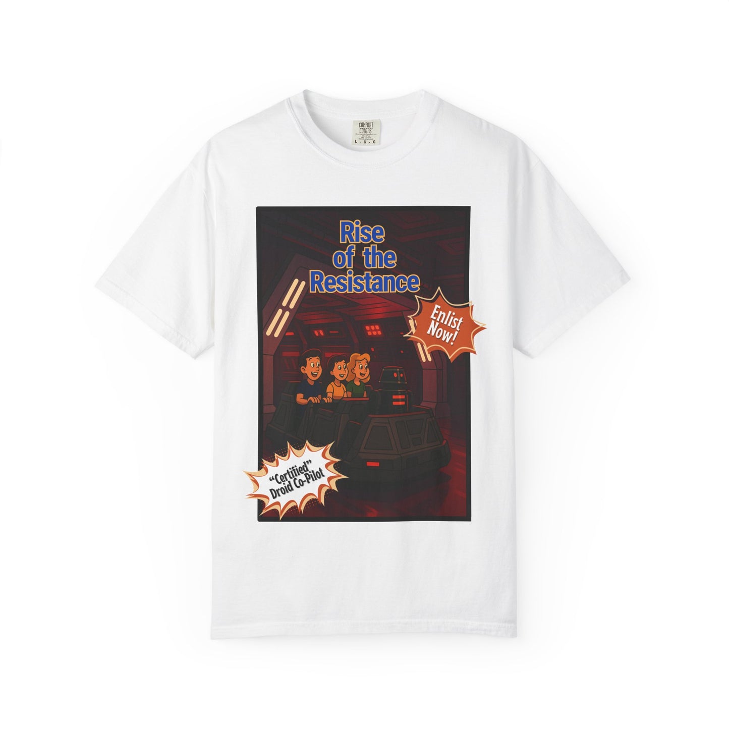 Unisex Star Wars Rise of the Resistance T-Shirt - Fun Graphic Tee for Fans