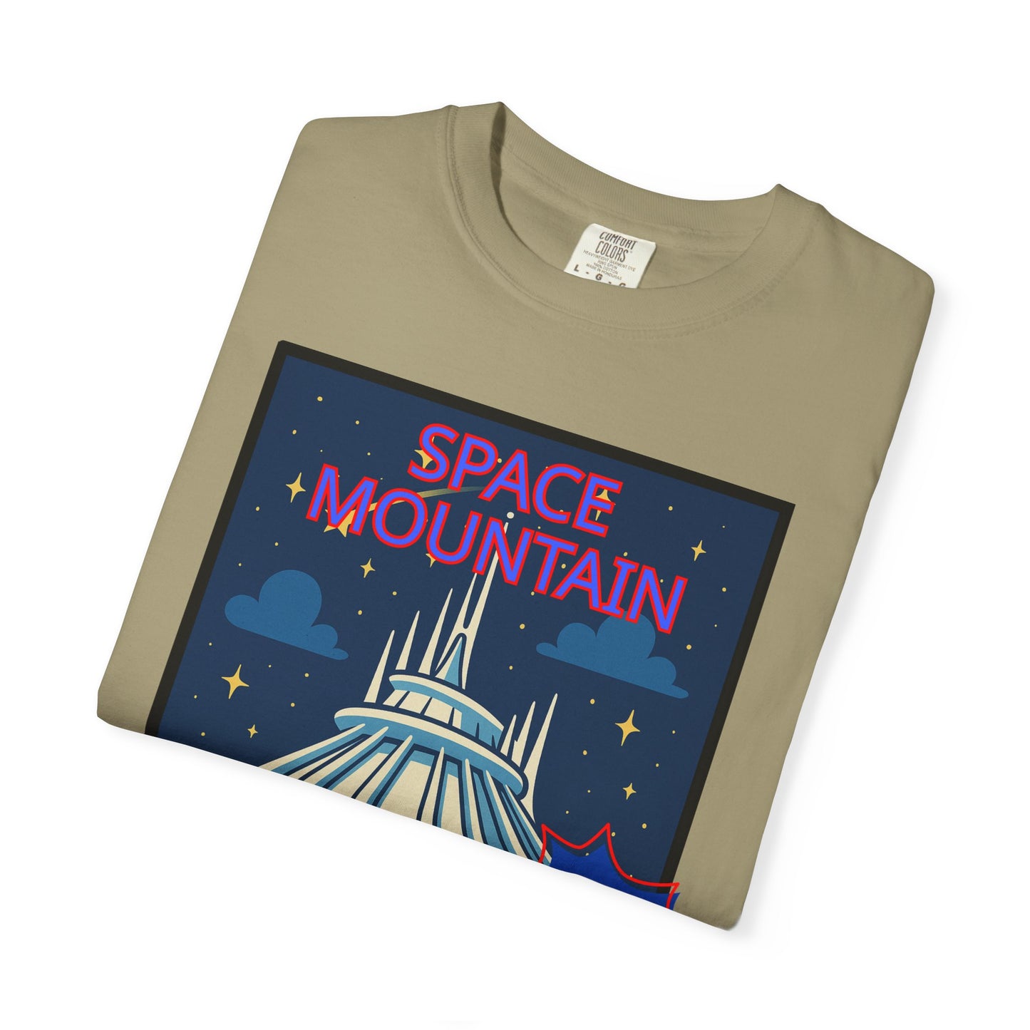 Space Mountain Retro Graphic T-Shirt - Unisex, Perfect for Theme Park Lovers