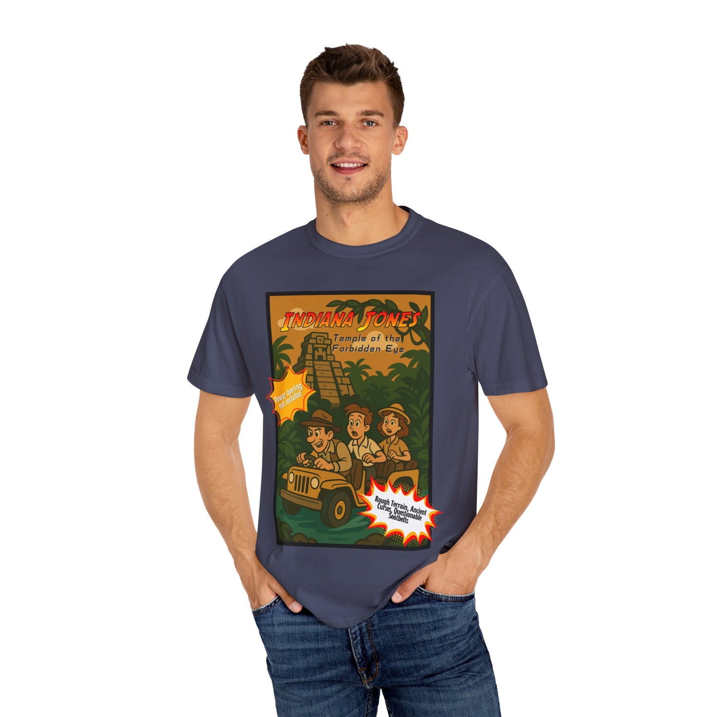 Adventure-Themed Unisex T-Shirt - Indiana Jones Retro Design