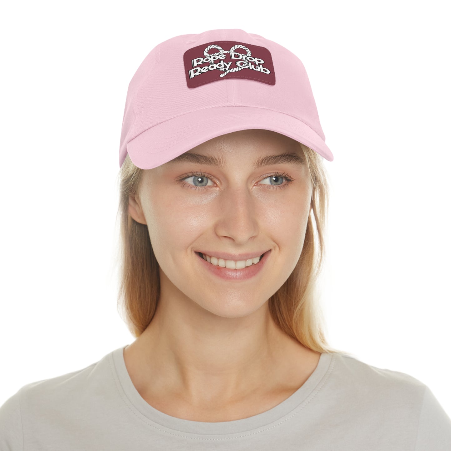 Rope Drop Ready Club Dad Hat with Leather Patch