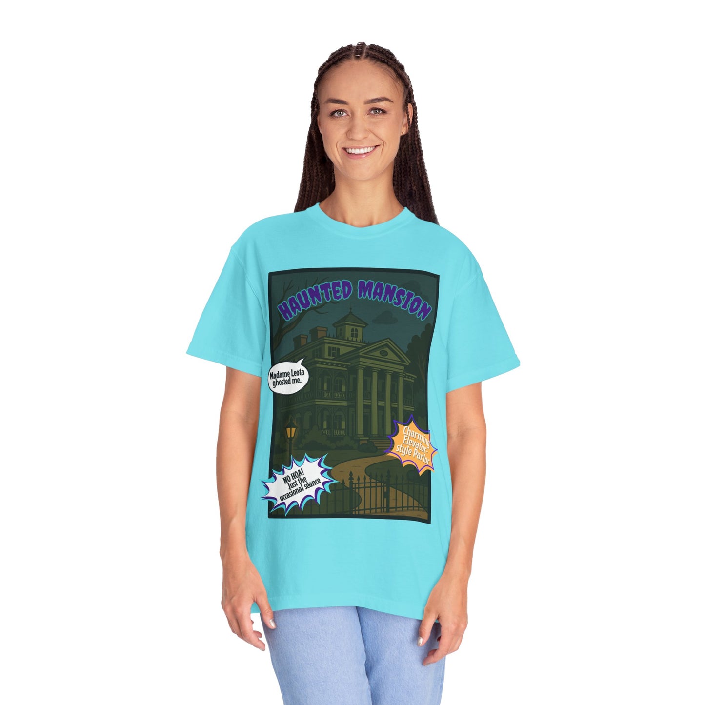 Haunted Mansion Unisex T-shirt - Spooky Graphic Tee for Halloween Lovers