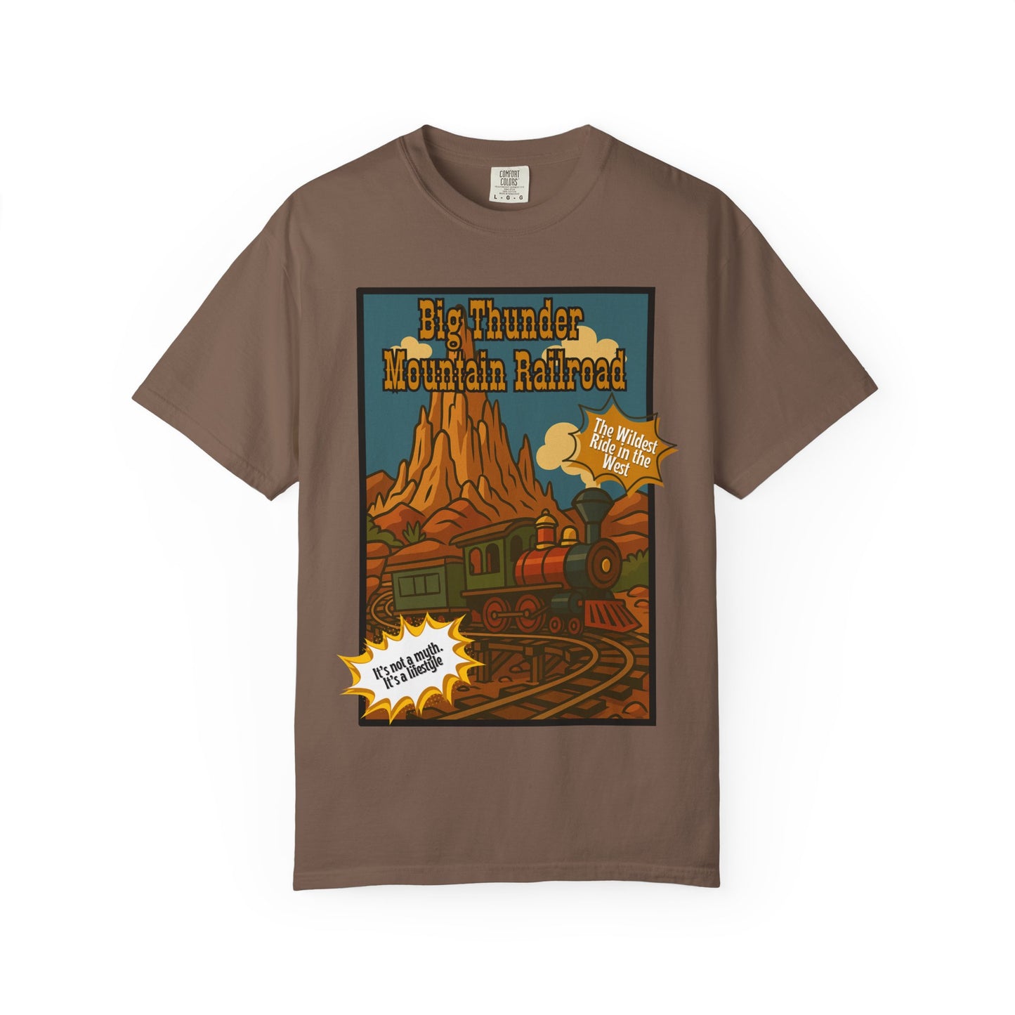 Big Thunder Mountain Railroad Vintage T-Shirt – Adventure Awaits for Railroad Lovers