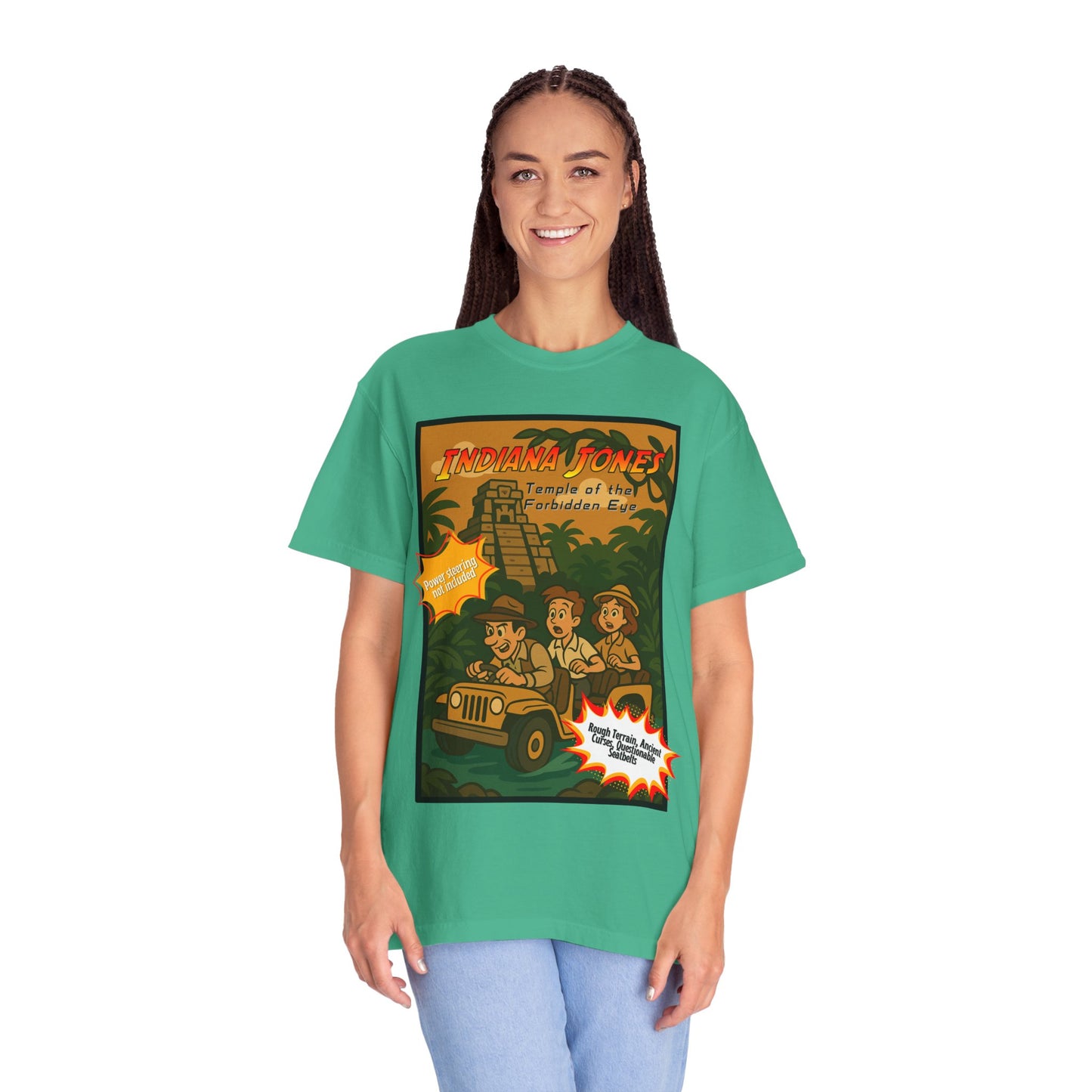 Adventure-Themed Unisex T-Shirt - Indiana Jones Retro Design