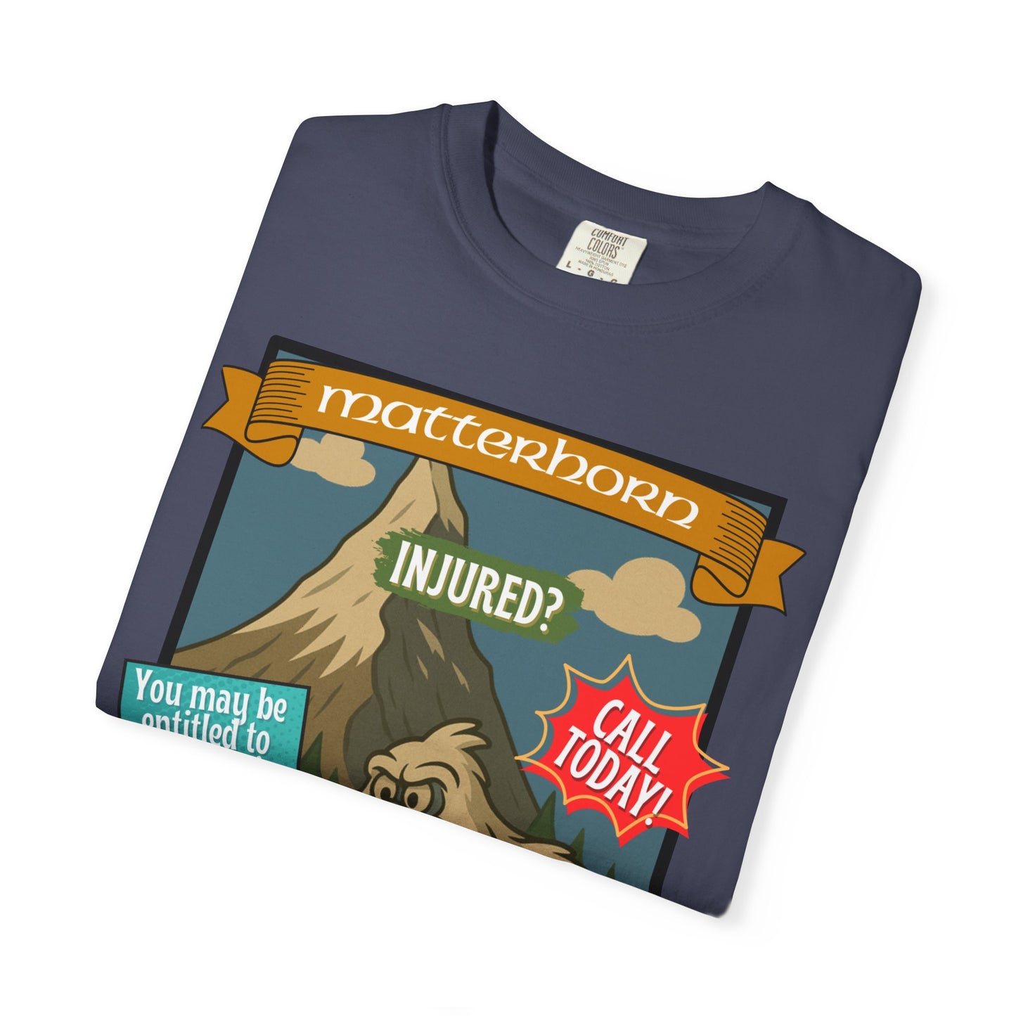 Yeti Injury Claims T-Shirt - Unisex Vintage Style