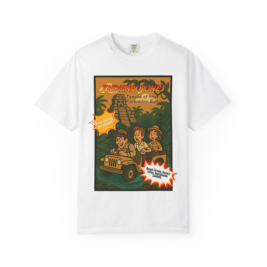 Adventure-Themed Unisex T-Shirt - Indiana Jones Retro Design