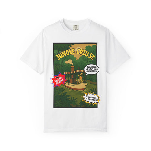 Adventure Jungle Cruise T-Shirt - Unisex Garment-Dyed Tee for Fun Jungle Lovers