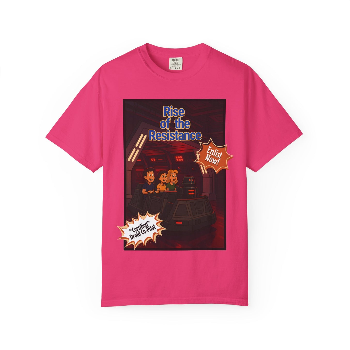 Unisex Star Wars Rise of the Resistance T-Shirt - Fun Graphic Tee for Fans