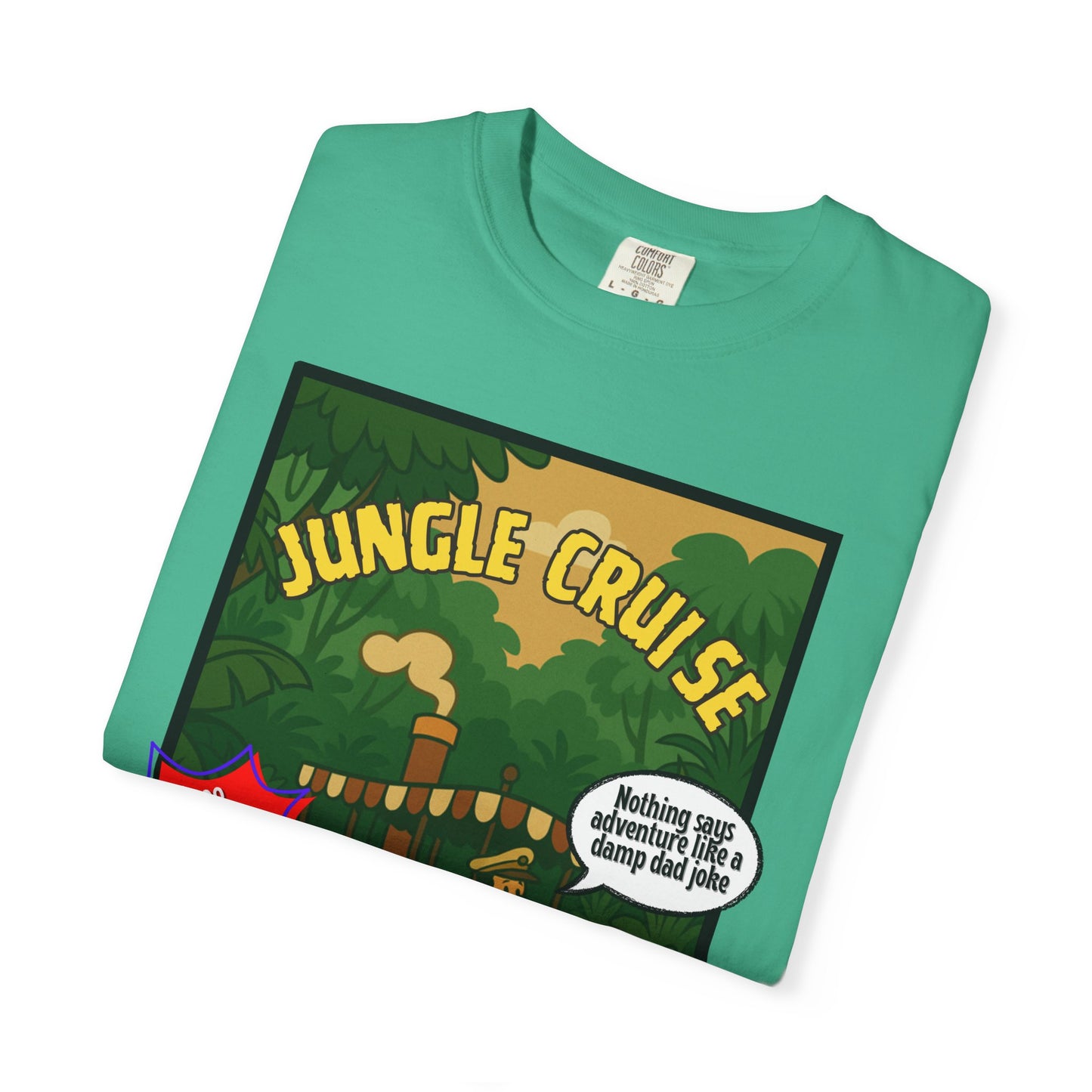 Adventure Jungle Cruise T-Shirt - Unisex Garment-Dyed Tee for Fun Jungle Lovers