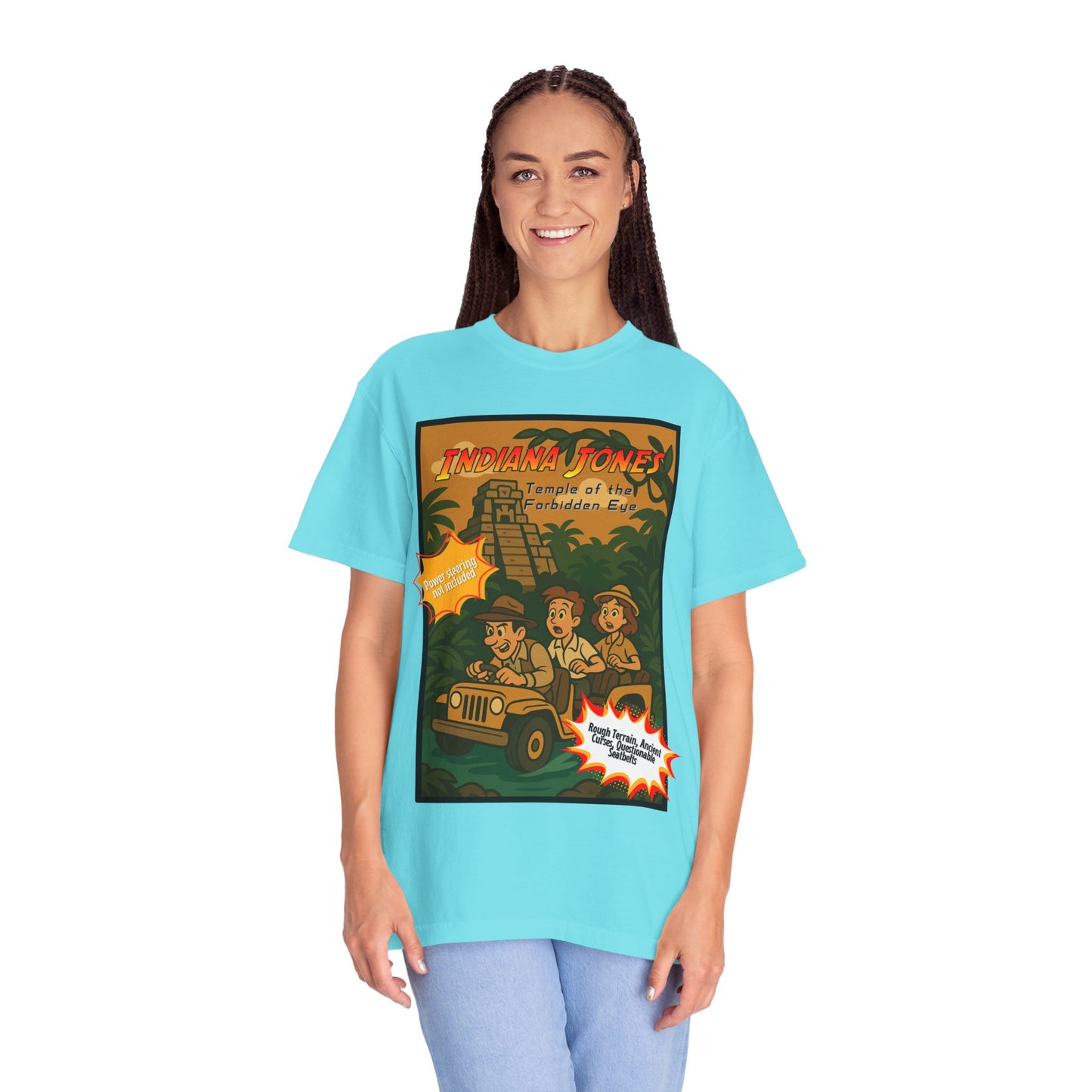 Adventure-Themed Unisex T-Shirt - Indiana Jones Retro Design