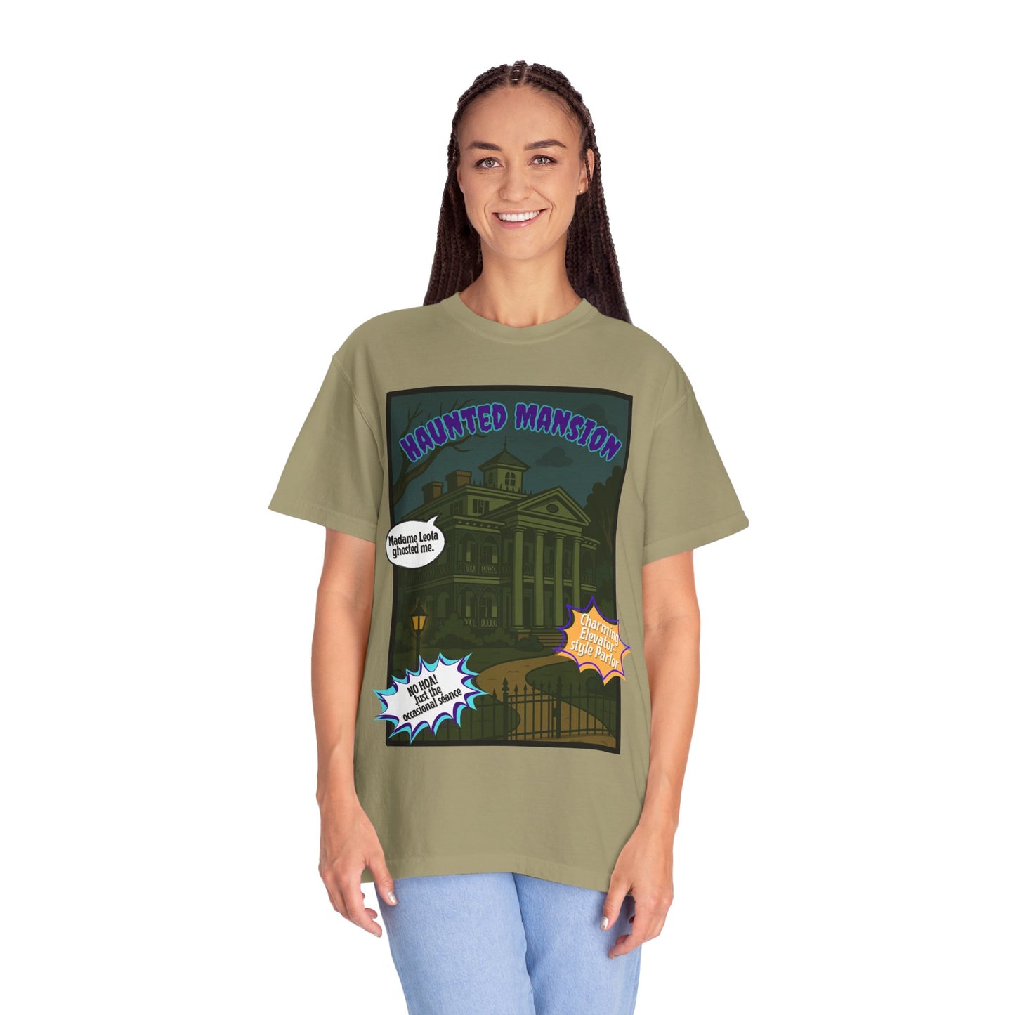 Haunted Mansion Unisex T-shirt - Spooky Graphic Tee for Halloween Lovers