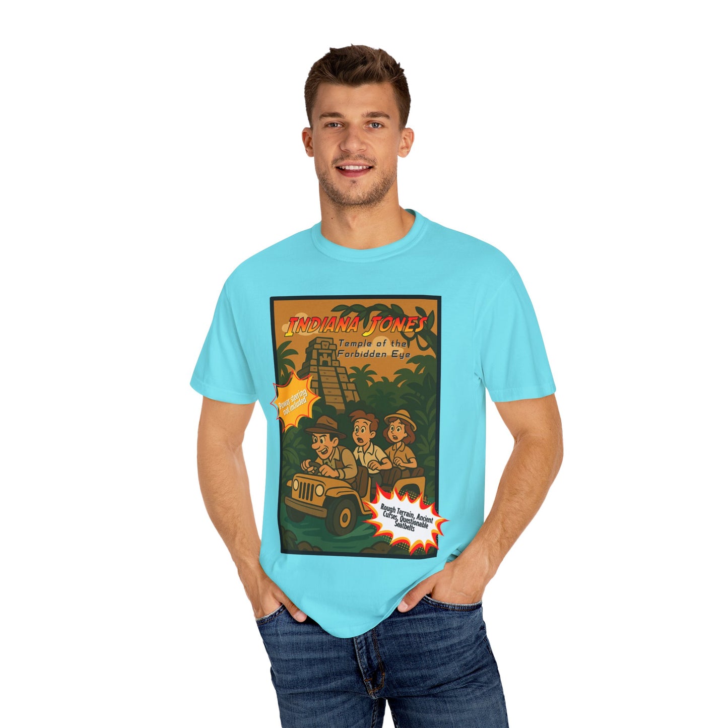 Adventure-Themed Unisex T-Shirt - Indiana Jones Retro Design