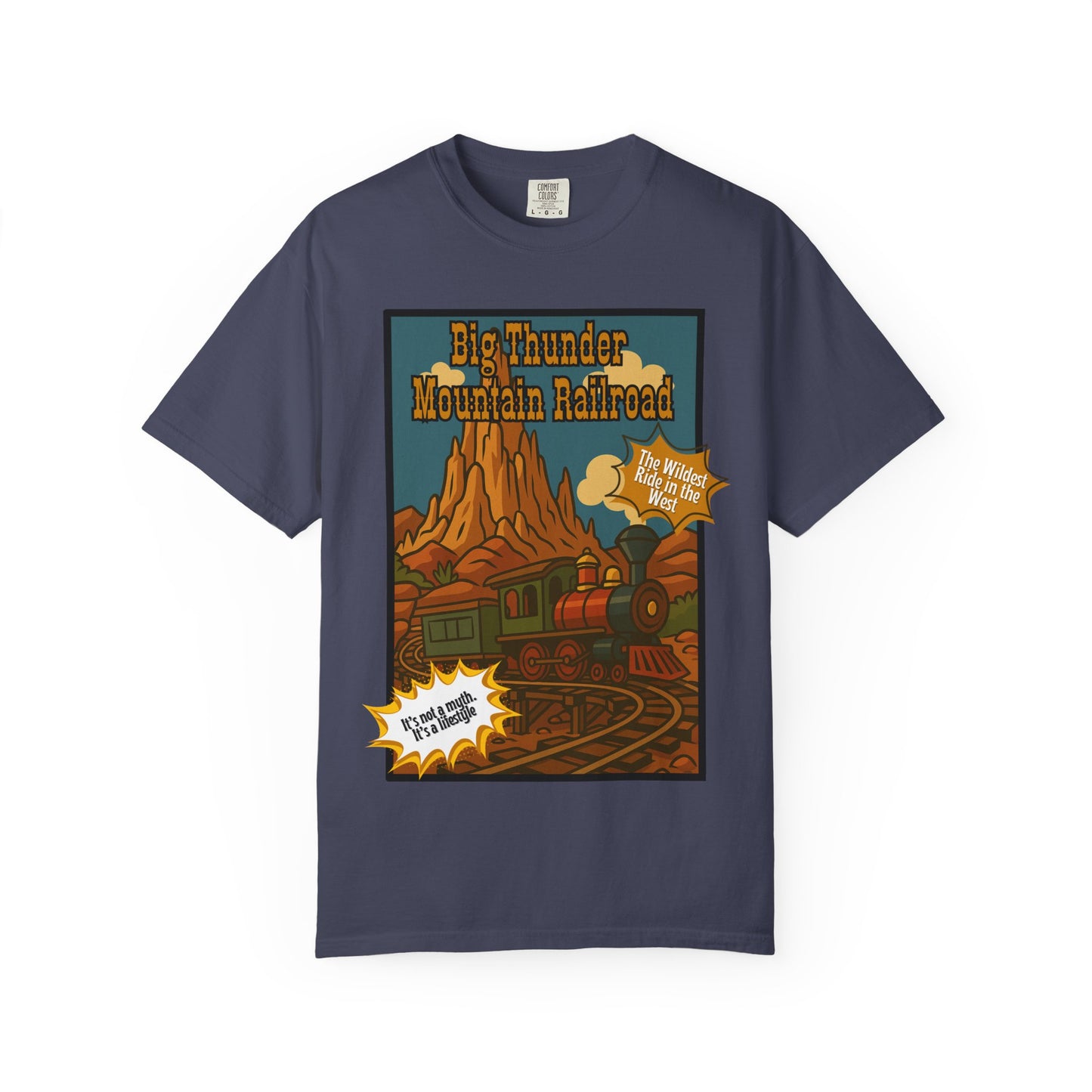 Big Thunder Mountain Railroad Vintage T-Shirt – Adventure Awaits for Railroad Lovers