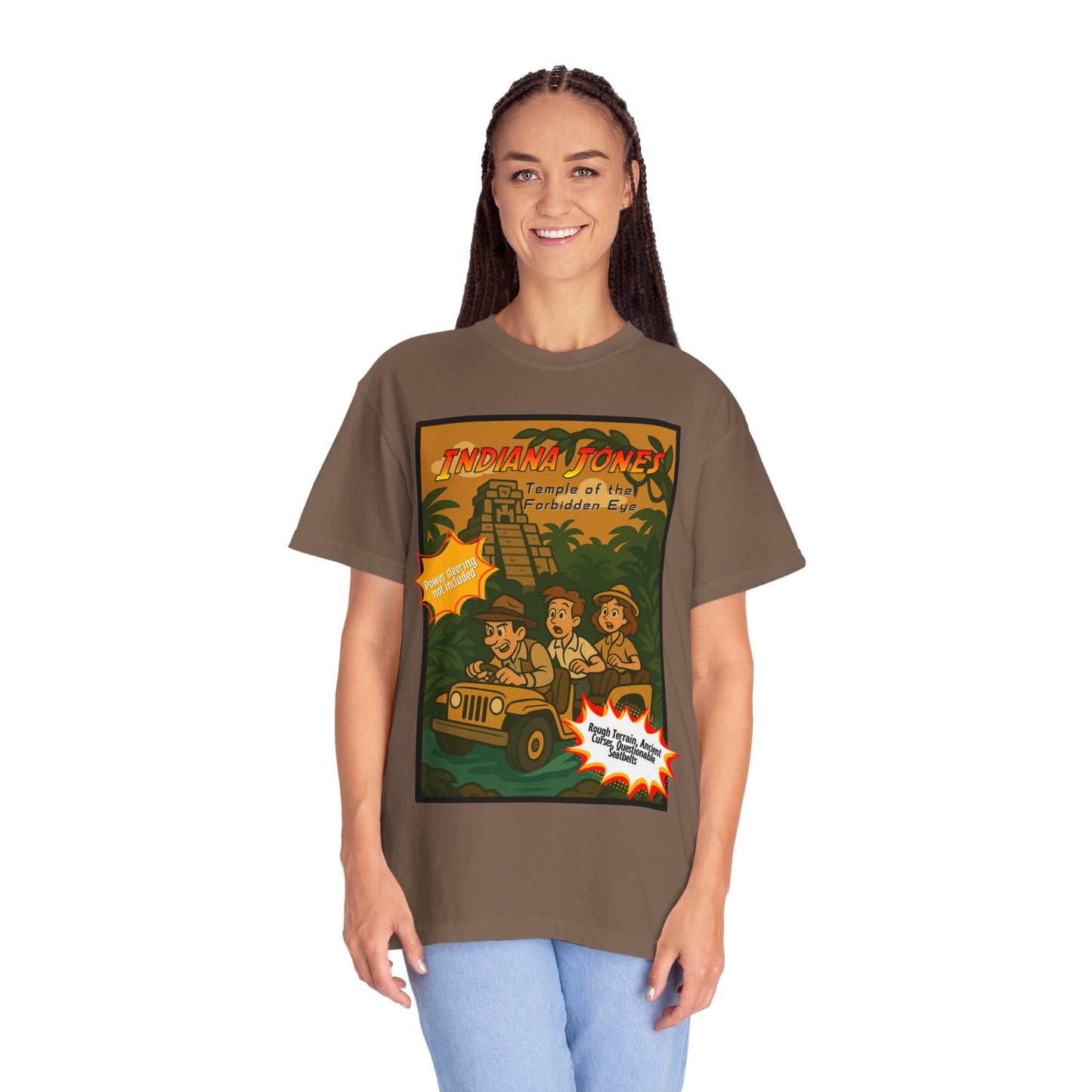 Adventure-Themed Unisex T-Shirt - Indiana Jones Retro Design
