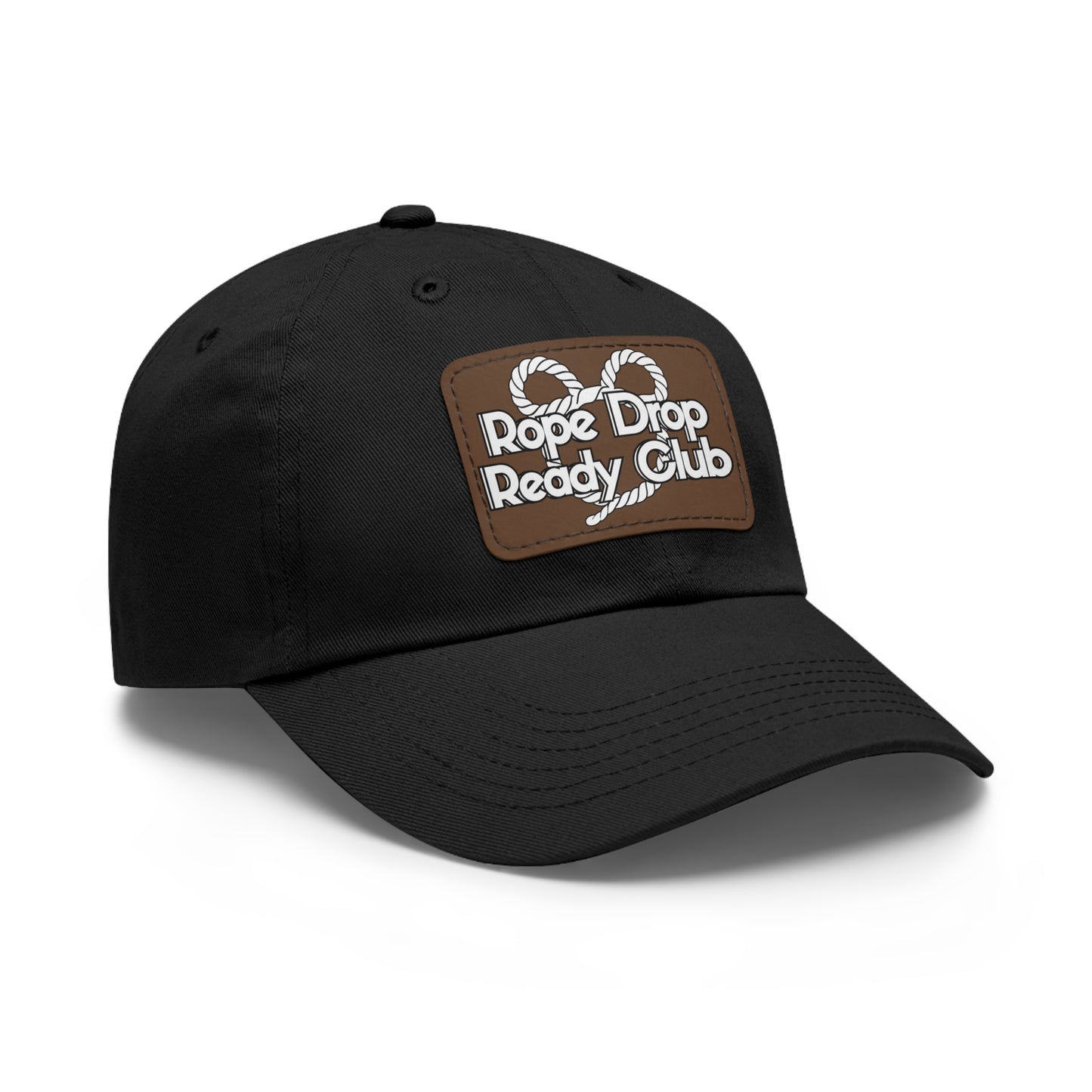 Rope Drop Ready Club Dad Hat with Leather Patch