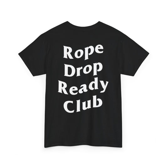 Anti Unisex Heavy Cotton Tee - 'Rope Drop Ready Club'