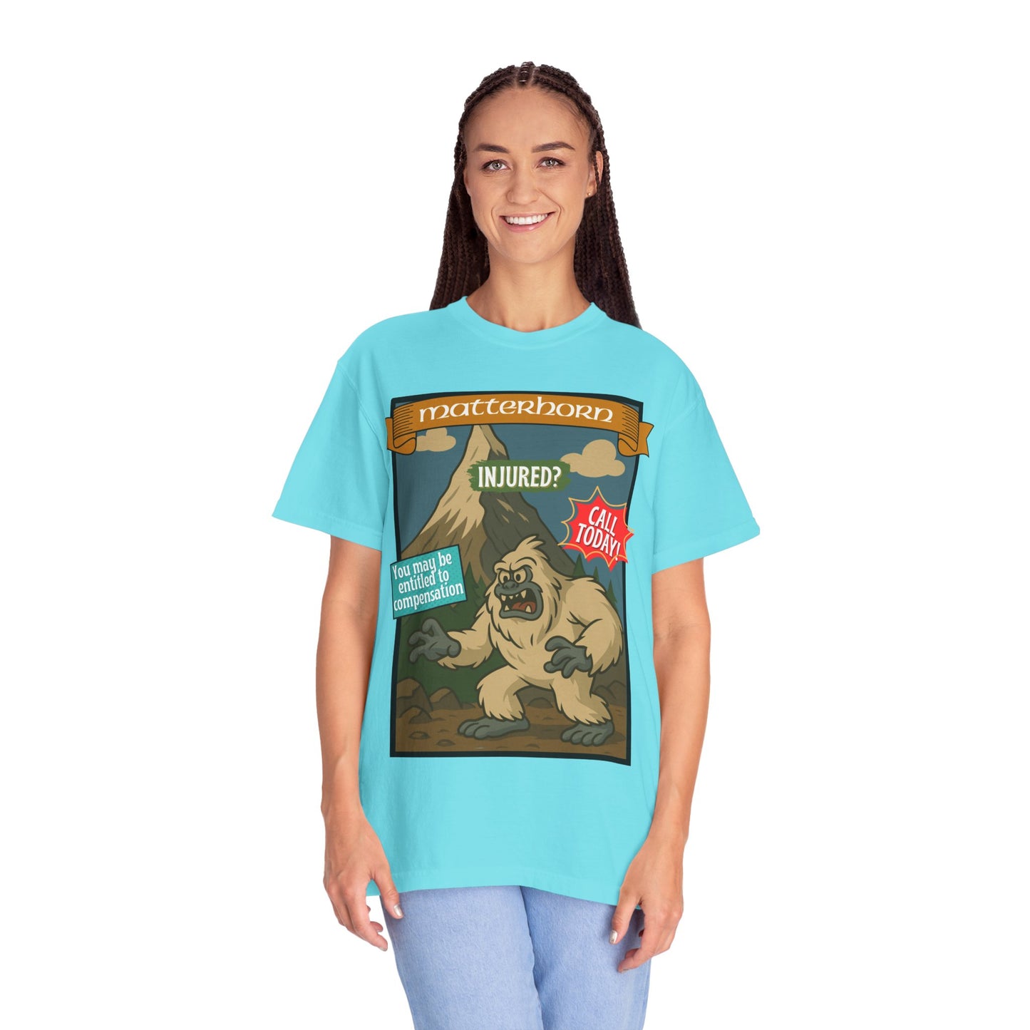 Yeti Injury Claims T-Shirt - Unisex Vintage Style