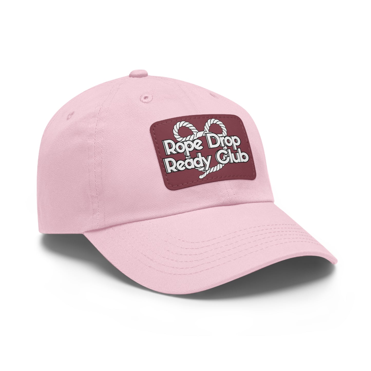 Rope Drop Ready Club Dad Hat with Leather Patch