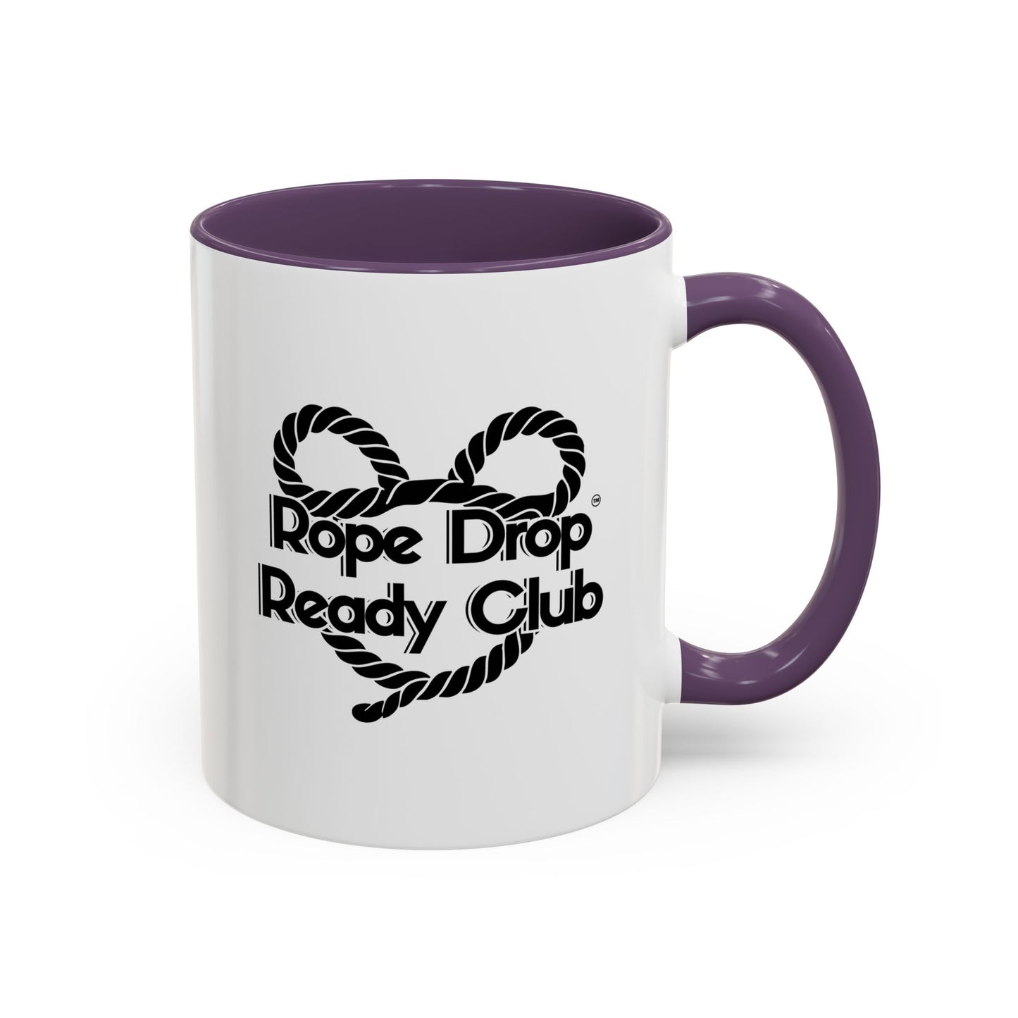 Rope Drop Ready Club Coffee Mug - Black Accent 11oz