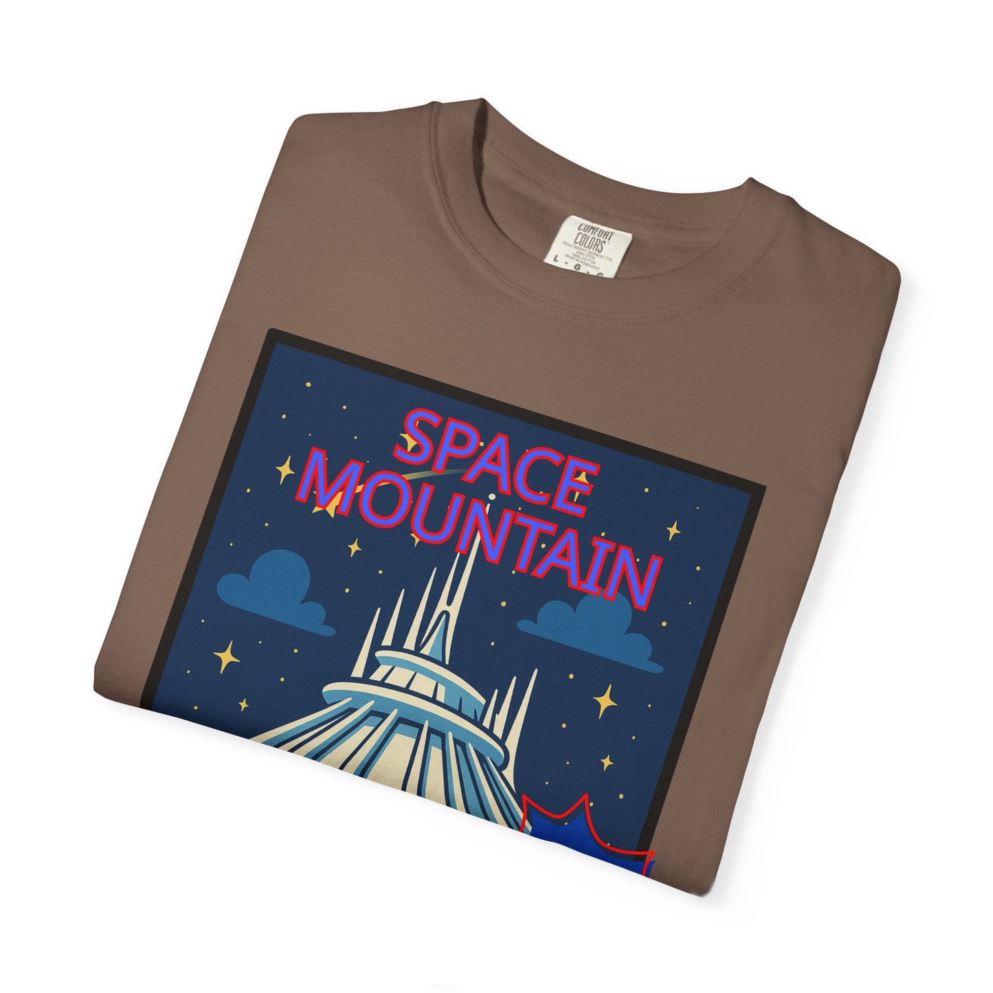 Space Mountain Retro Graphic T-Shirt - Unisex, Perfect for Theme Park Lovers