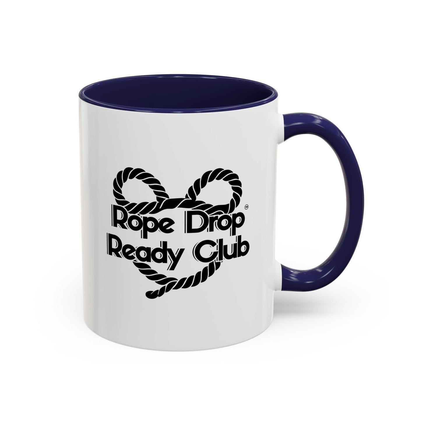 Rope Drop Ready Club Coffee Mug - Black Accent 11oz