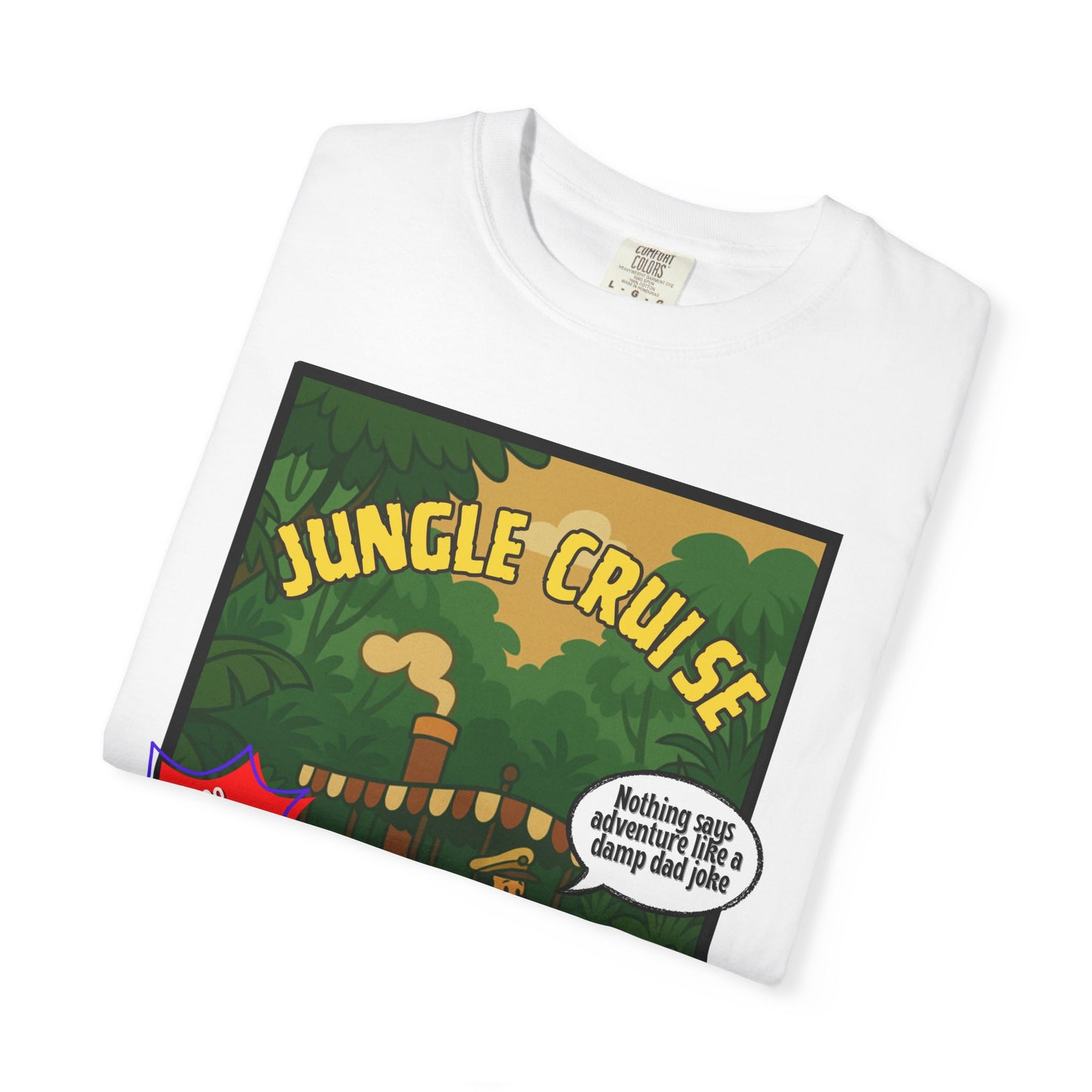 Adventure Jungle Cruise T-Shirt - Unisex Garment-Dyed Tee for Fun Jungle Lovers