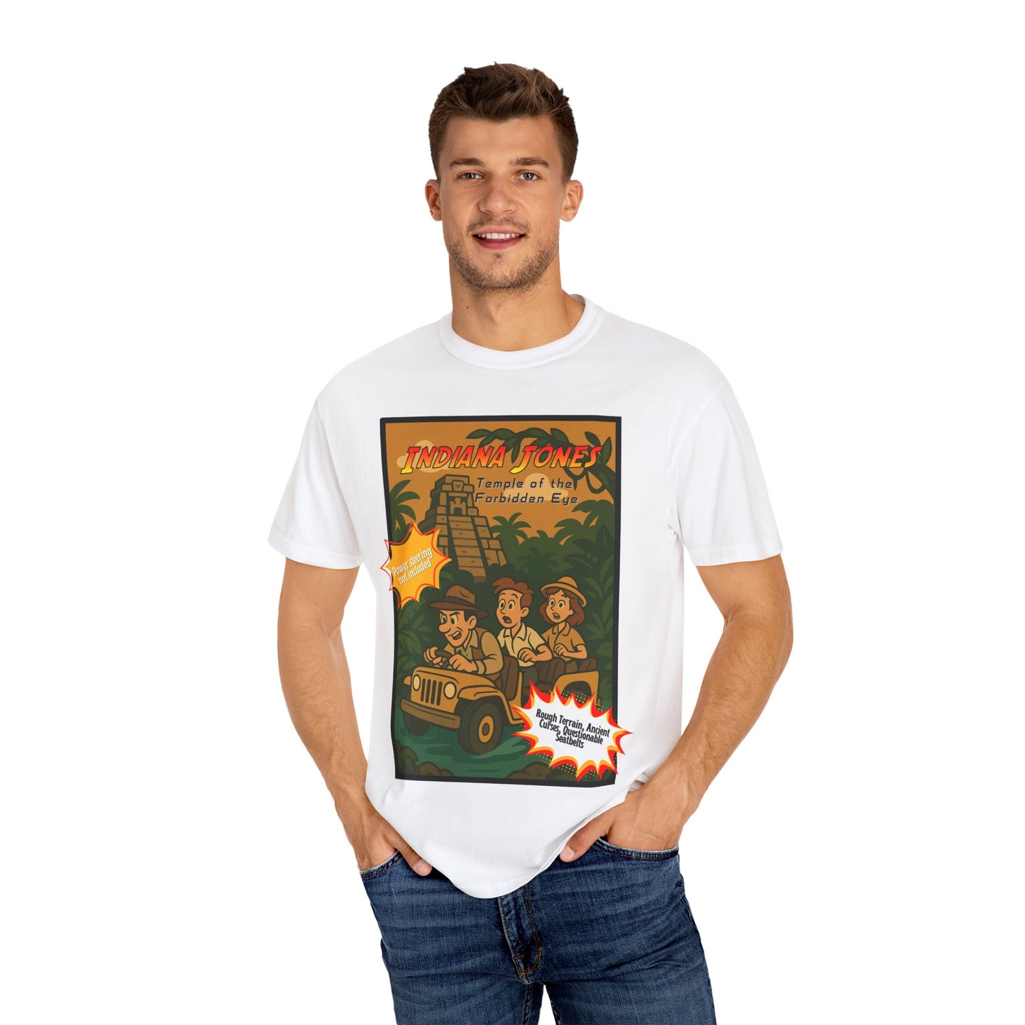 Adventure-Themed Unisex T-Shirt - Indiana Jones Retro Design