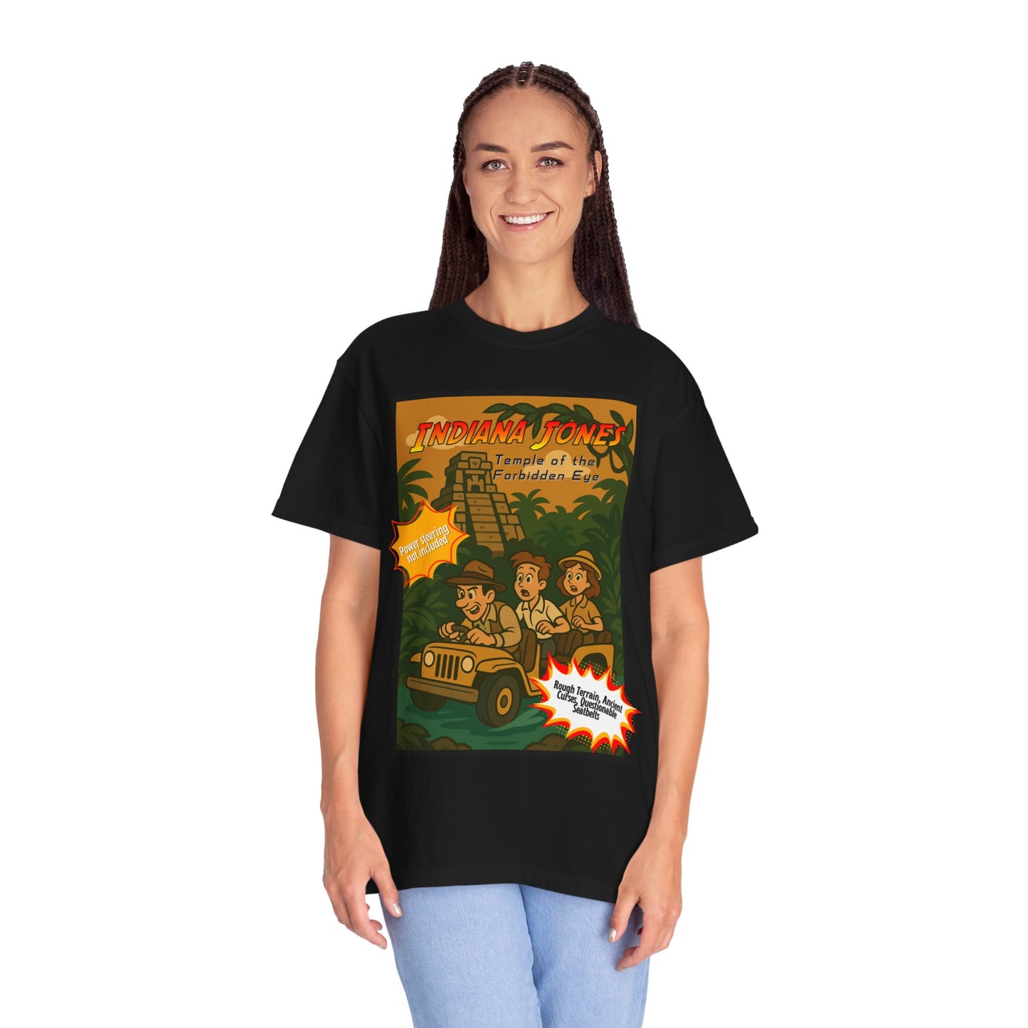 Adventure-Themed Unisex T-Shirt - Indiana Jones Retro Design