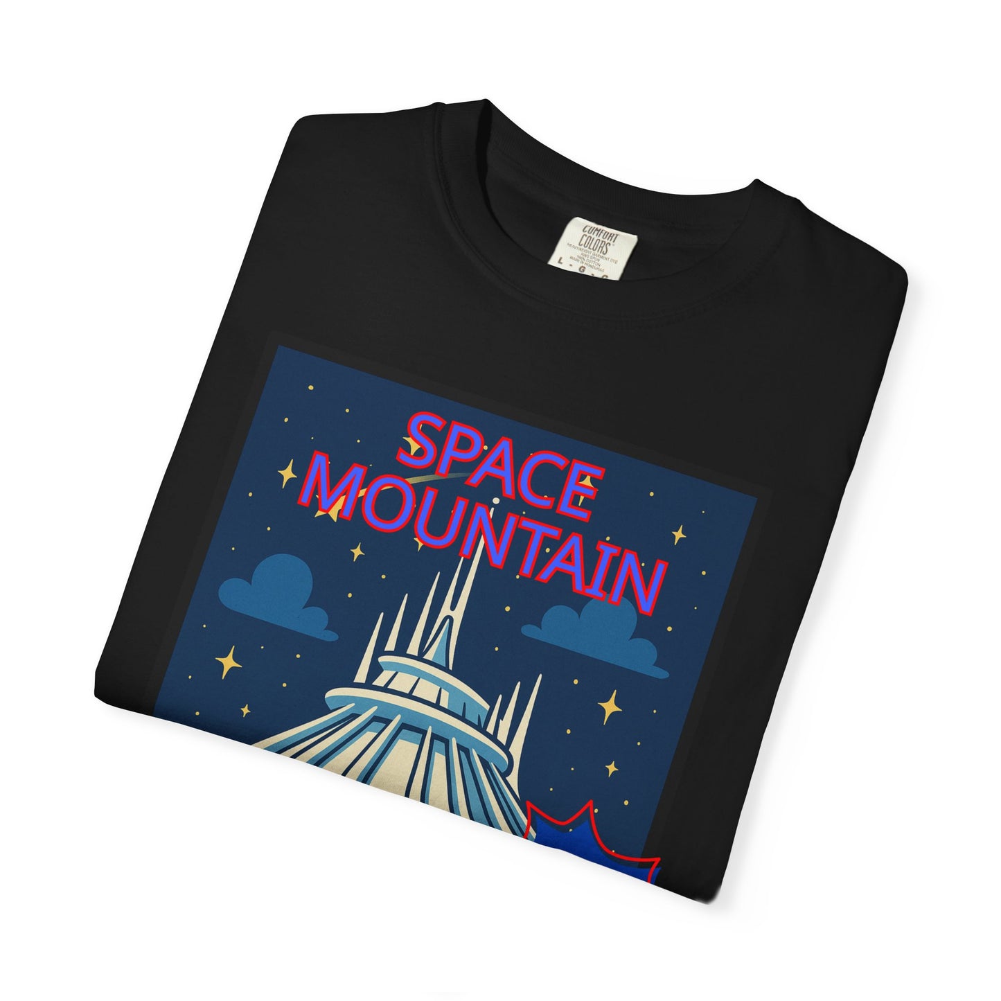 Space Mountain Retro Graphic T-Shirt - Unisex, Perfect for Theme Park Lovers