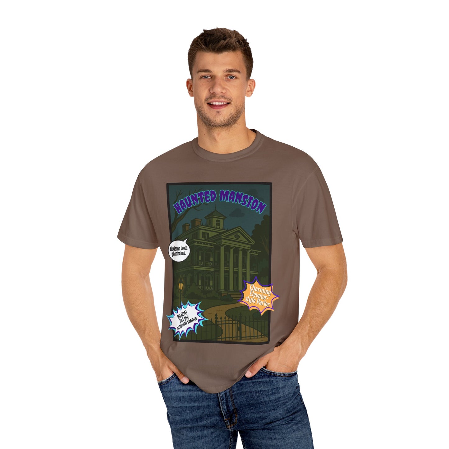 Haunted Mansion Unisex T-shirt - Spooky Graphic Tee for Halloween Lovers