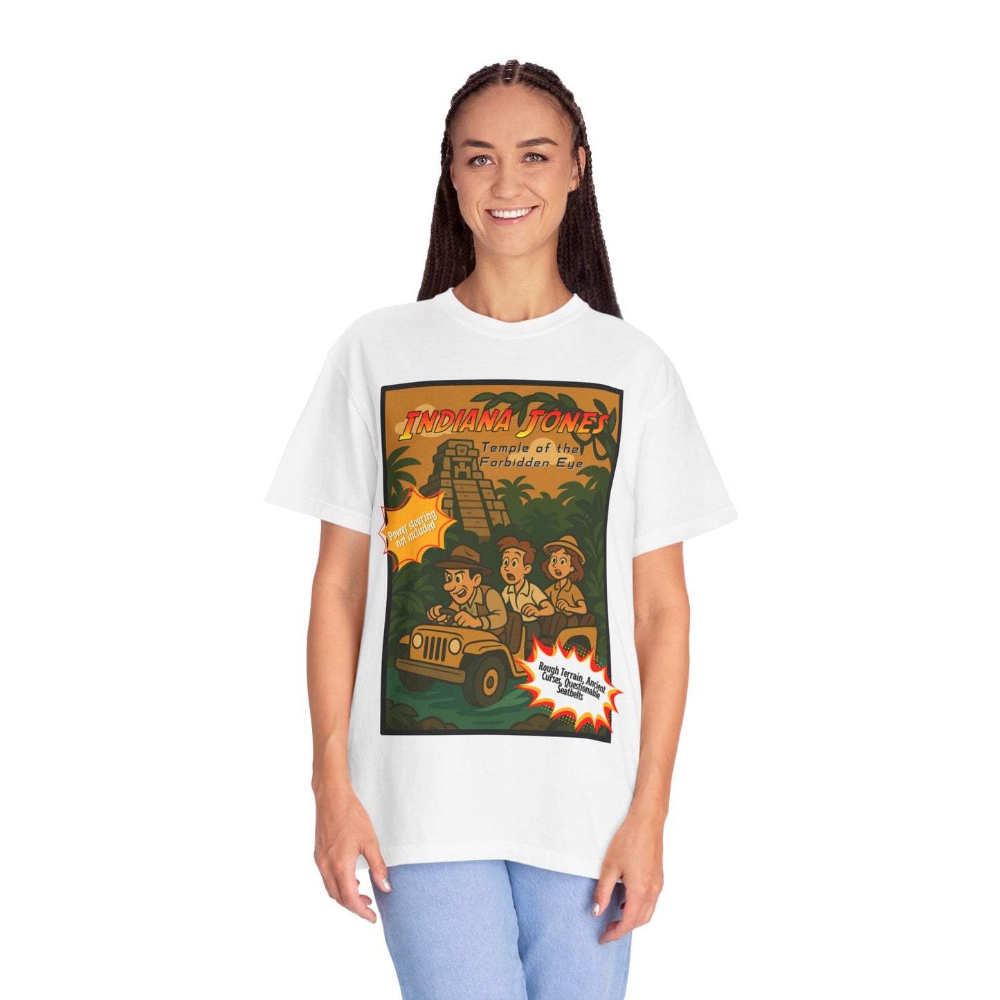 Adventure-Themed Unisex T-Shirt - Indiana Jones Retro Design