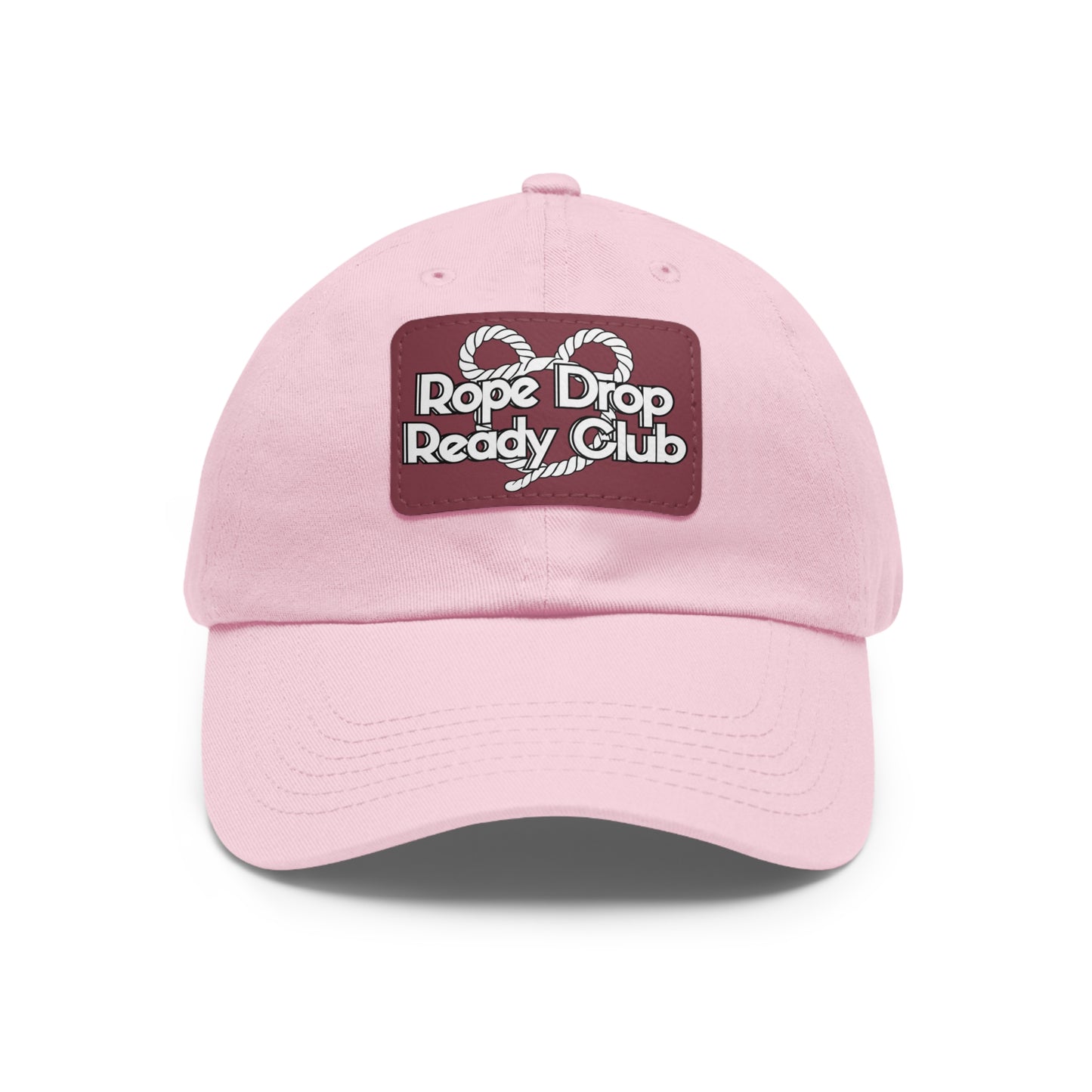 Rope Drop Ready Club Dad Hat with Leather Patch