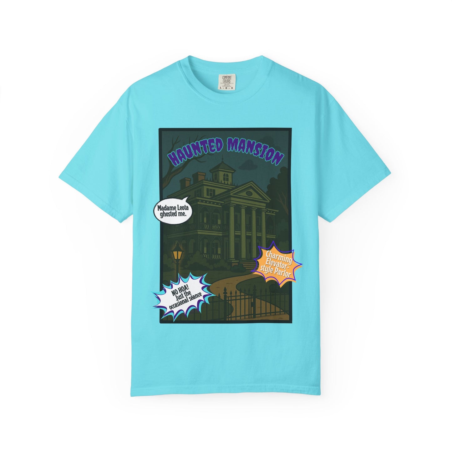 Haunted Mansion Unisex T-shirt - Spooky Graphic Tee for Halloween Lovers