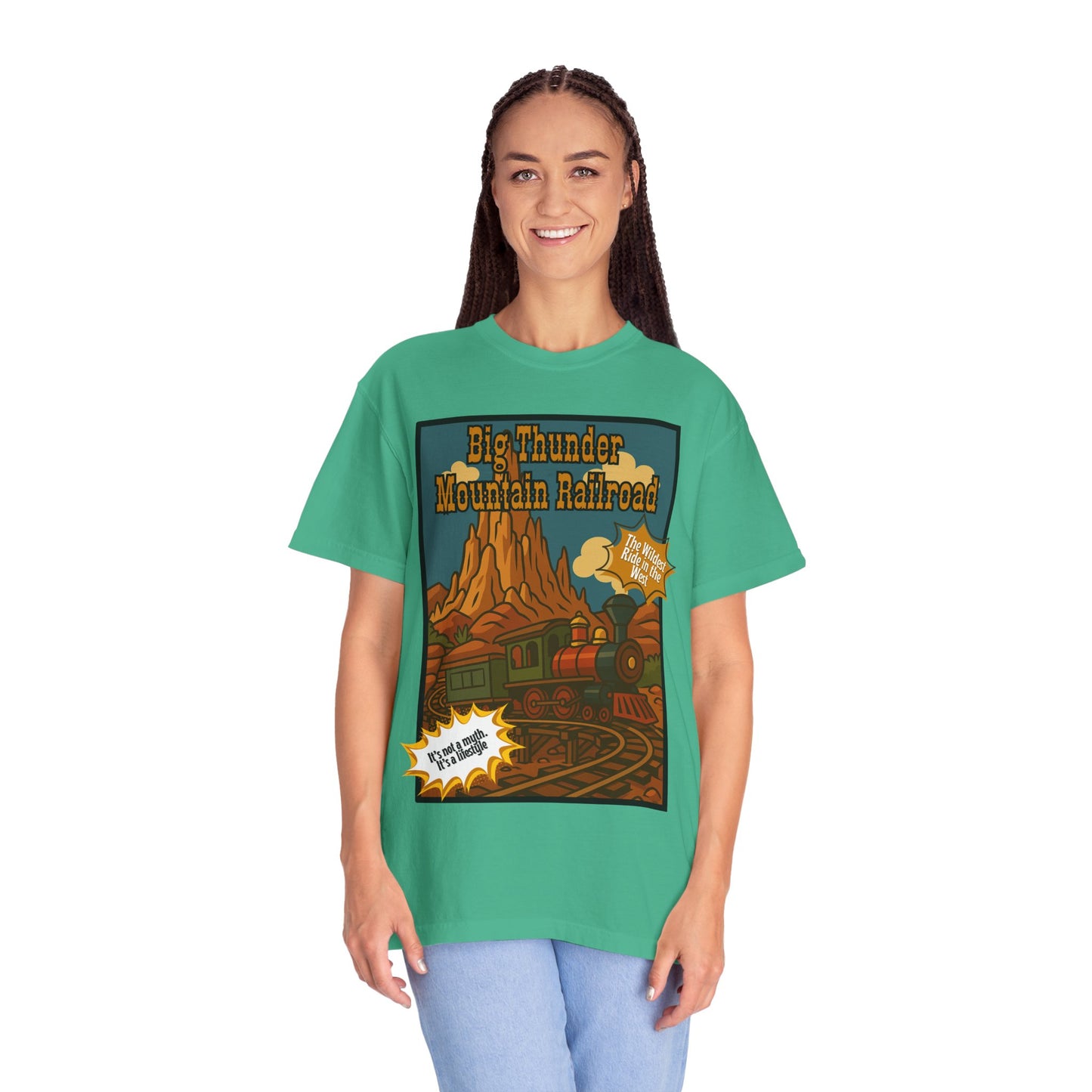 Big Thunder Mountain Railroad Vintage T-Shirt – Adventure Awaits for Railroad Lovers