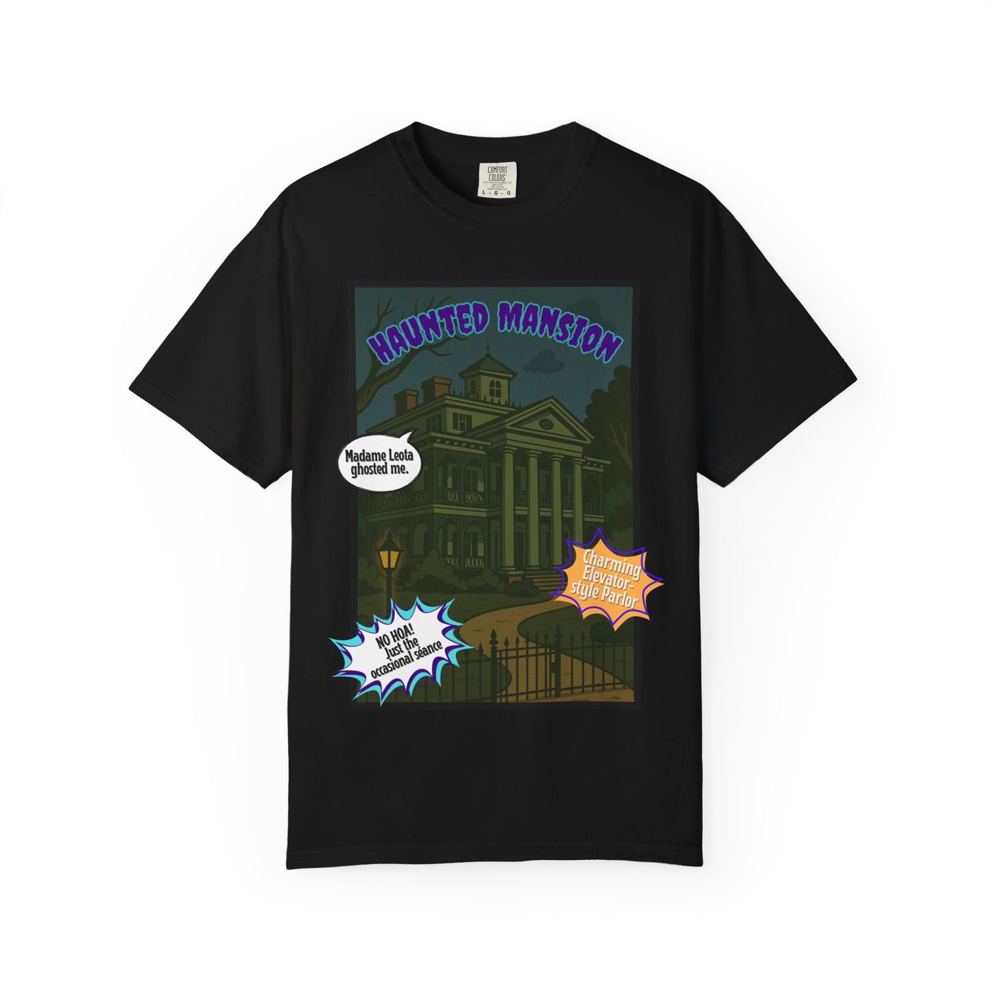 Haunted Mansion Unisex T-shirt - Spooky Graphic Tee for Halloween Lovers