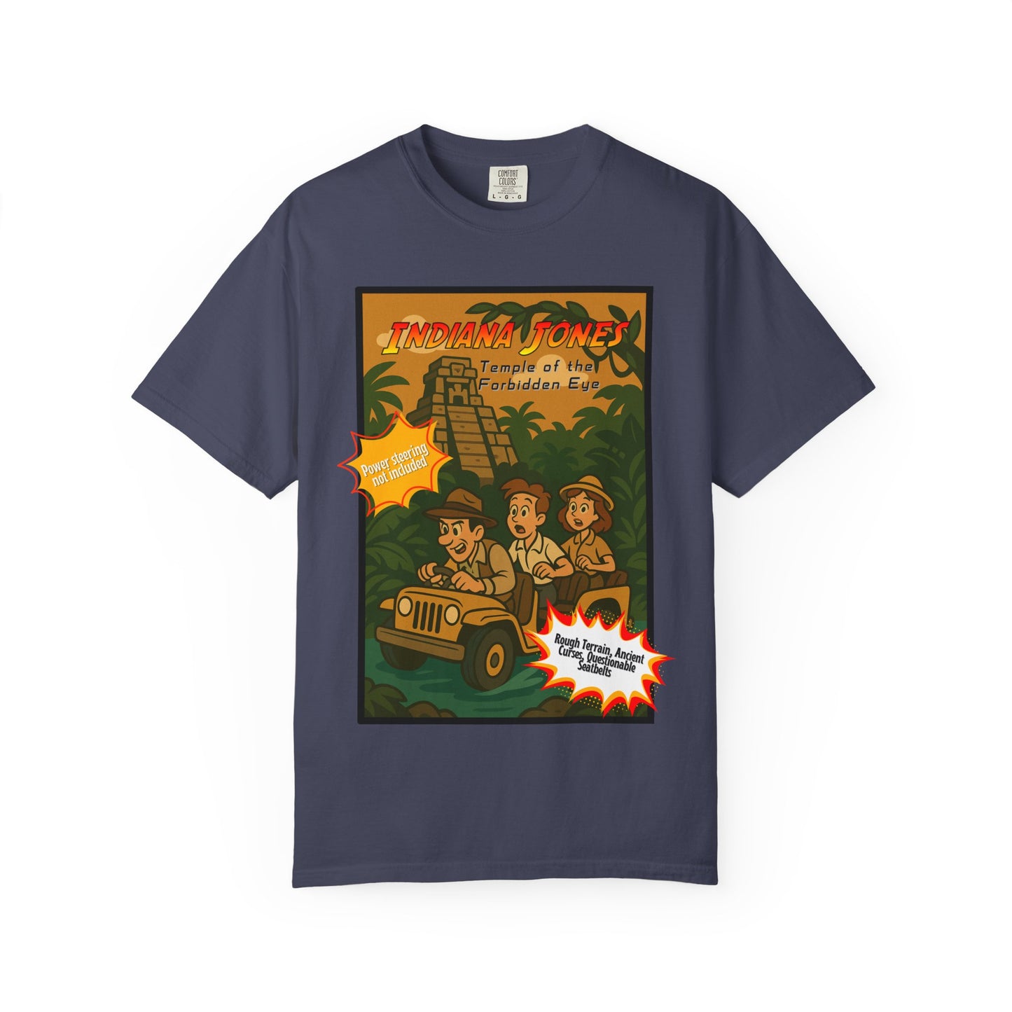 Adventure-Themed Unisex T-Shirt - Indiana Jones Retro Design