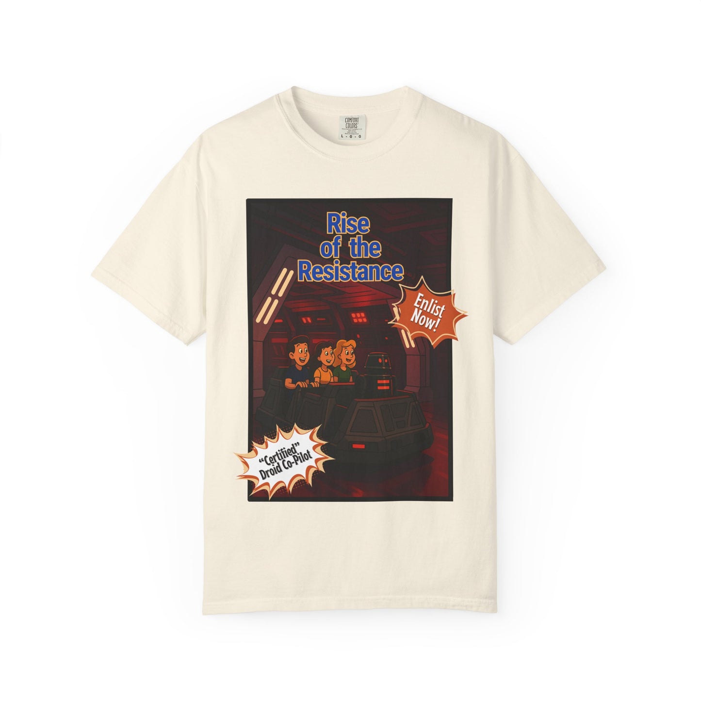 Unisex Star Wars Rise of the Resistance T-Shirt - Fun Graphic Tee for Fans