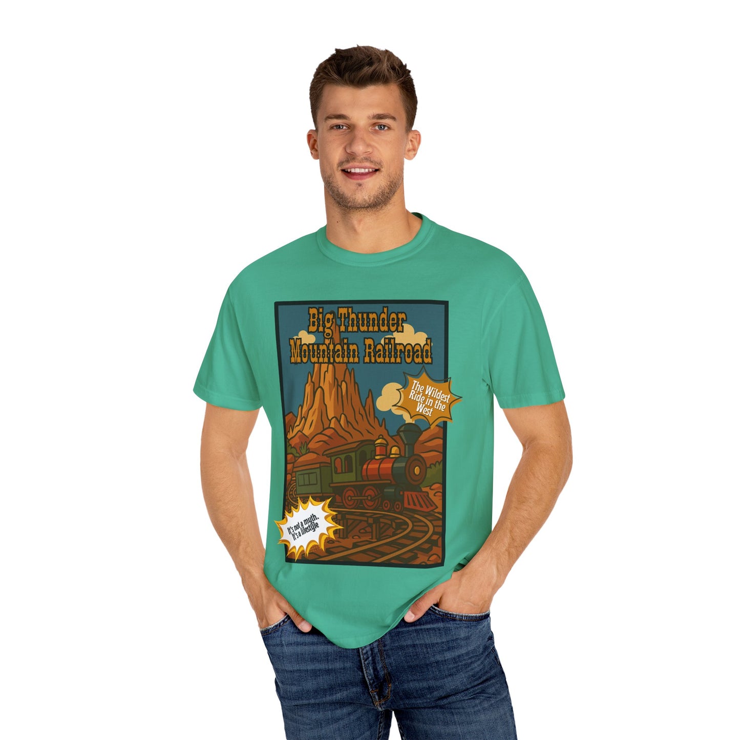 Big Thunder Mountain Railroad Vintage T-Shirt – Adventure Awaits for Railroad Lovers